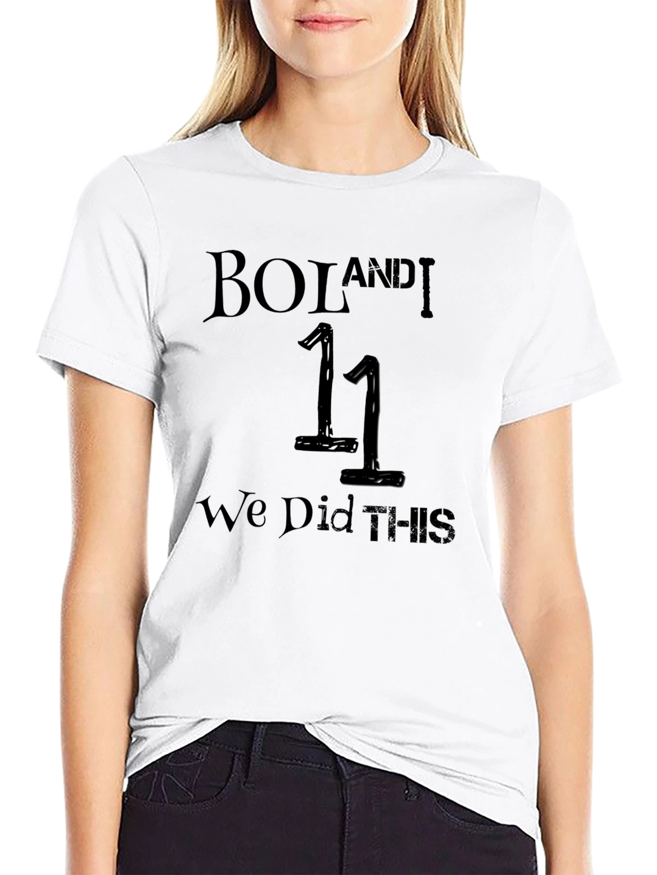 Boi and I Black Graphic Tee