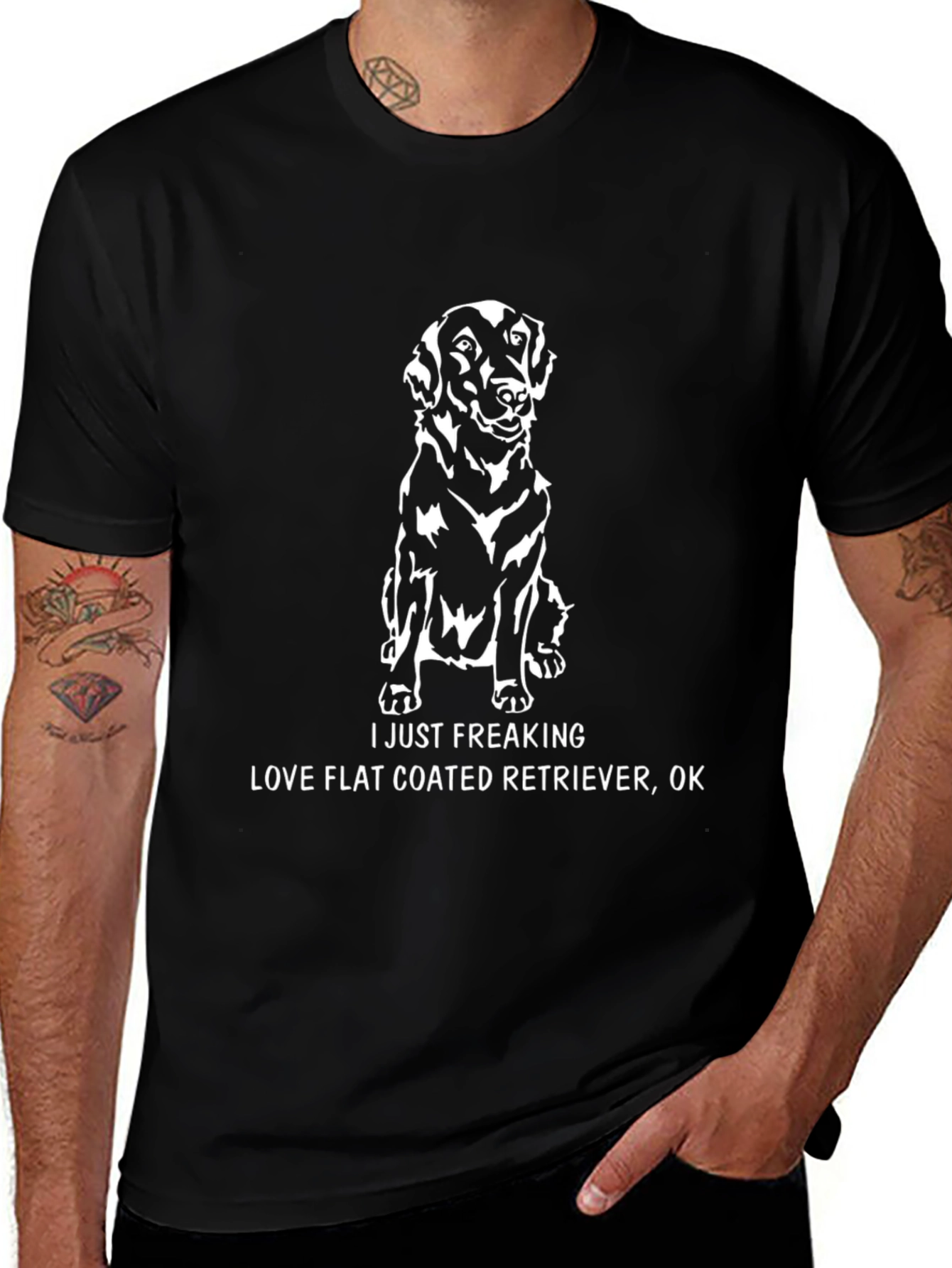 Flat Coated Retriever Dog T-Shirt