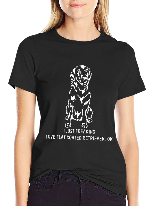 Flat Coated Retriever Dog T-Shirt