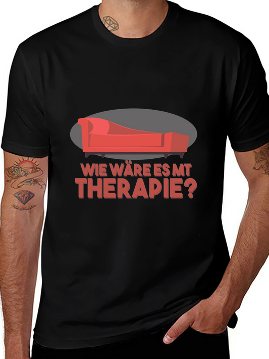 Therapy Couch Graphic Tee - Wie Ware Es Mt Therapie?