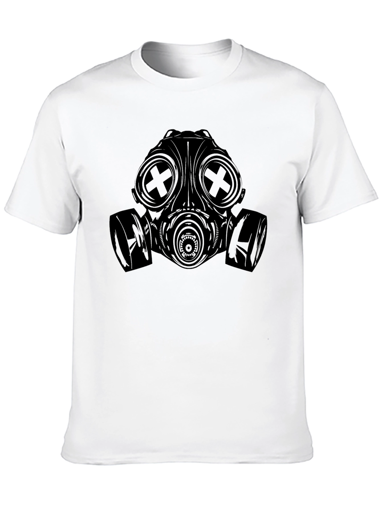 Gas Mask Graphic Tee - Dark Aesthetic Shirt