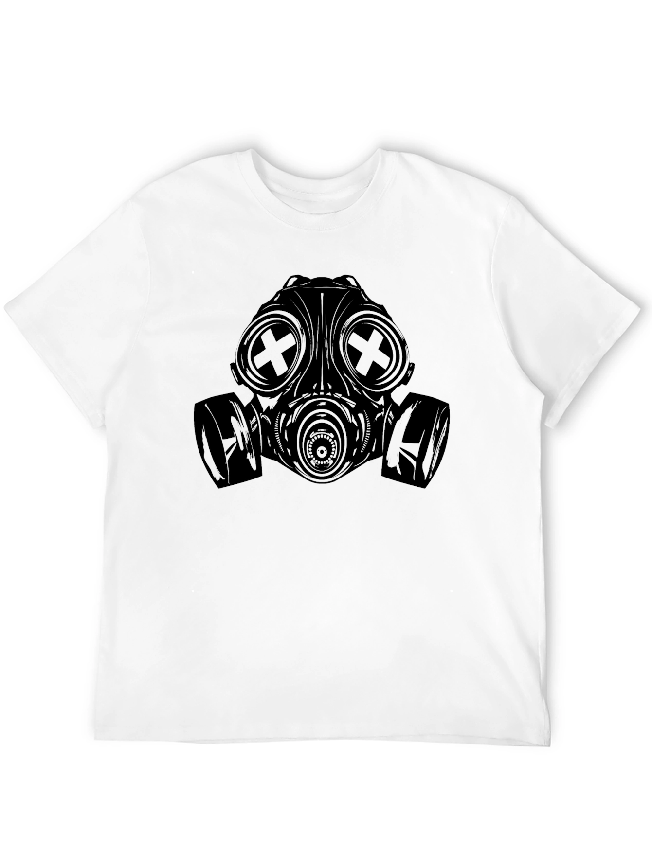 Gas Mask Graphic Tee - Dark Aesthetic Shirt