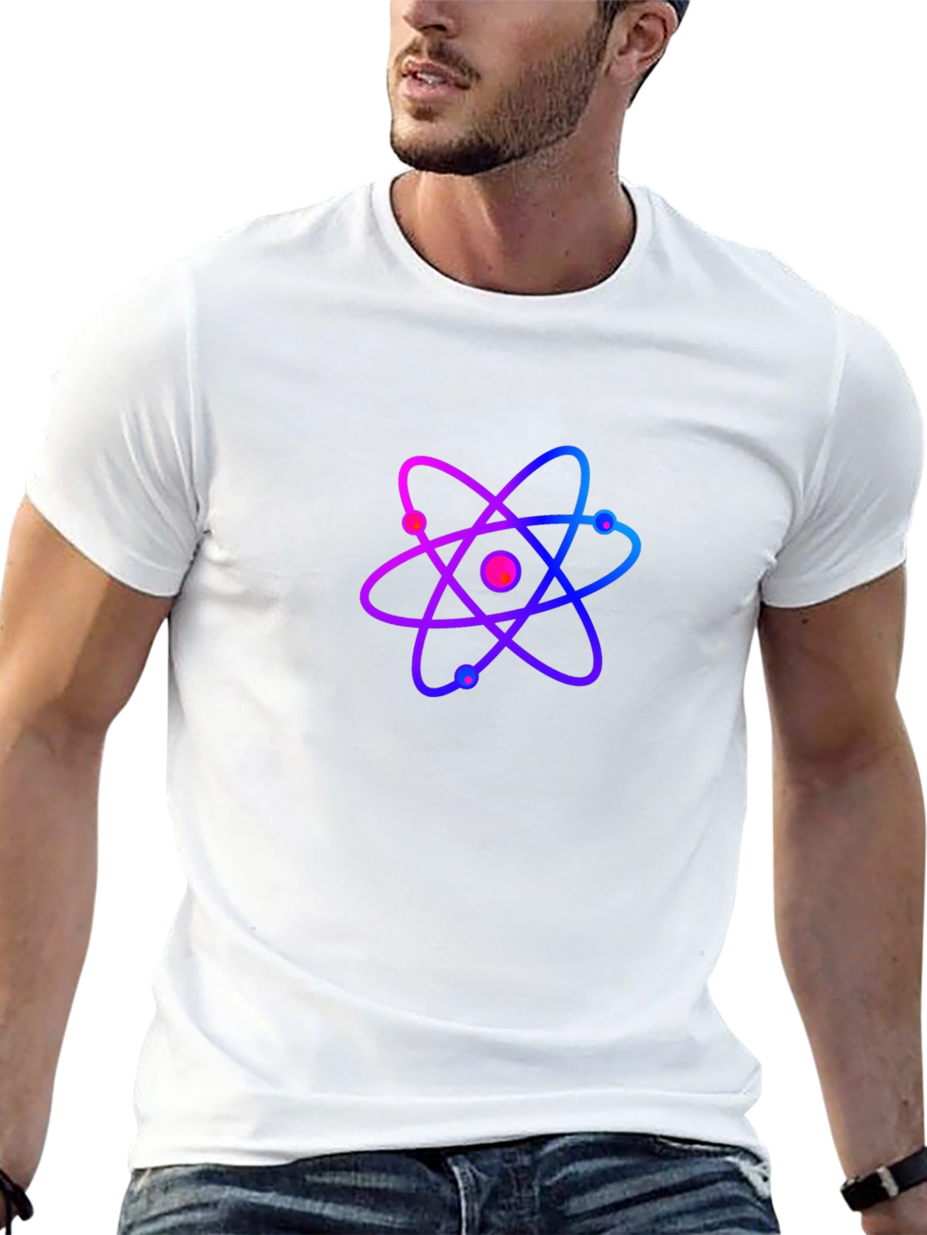 Atom Graphic Tee - Science Style
