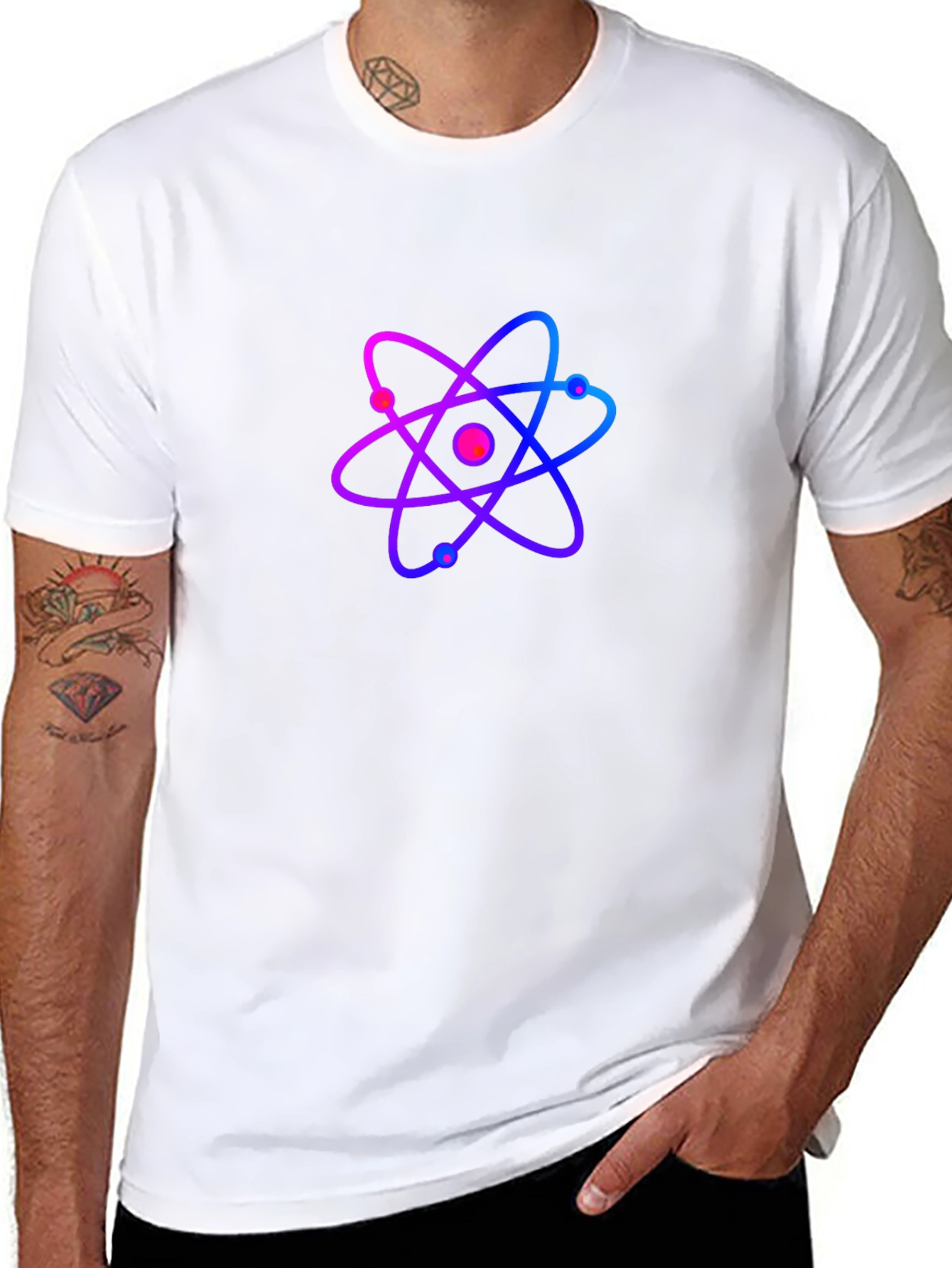 Atom Graphic Tee - Science Style