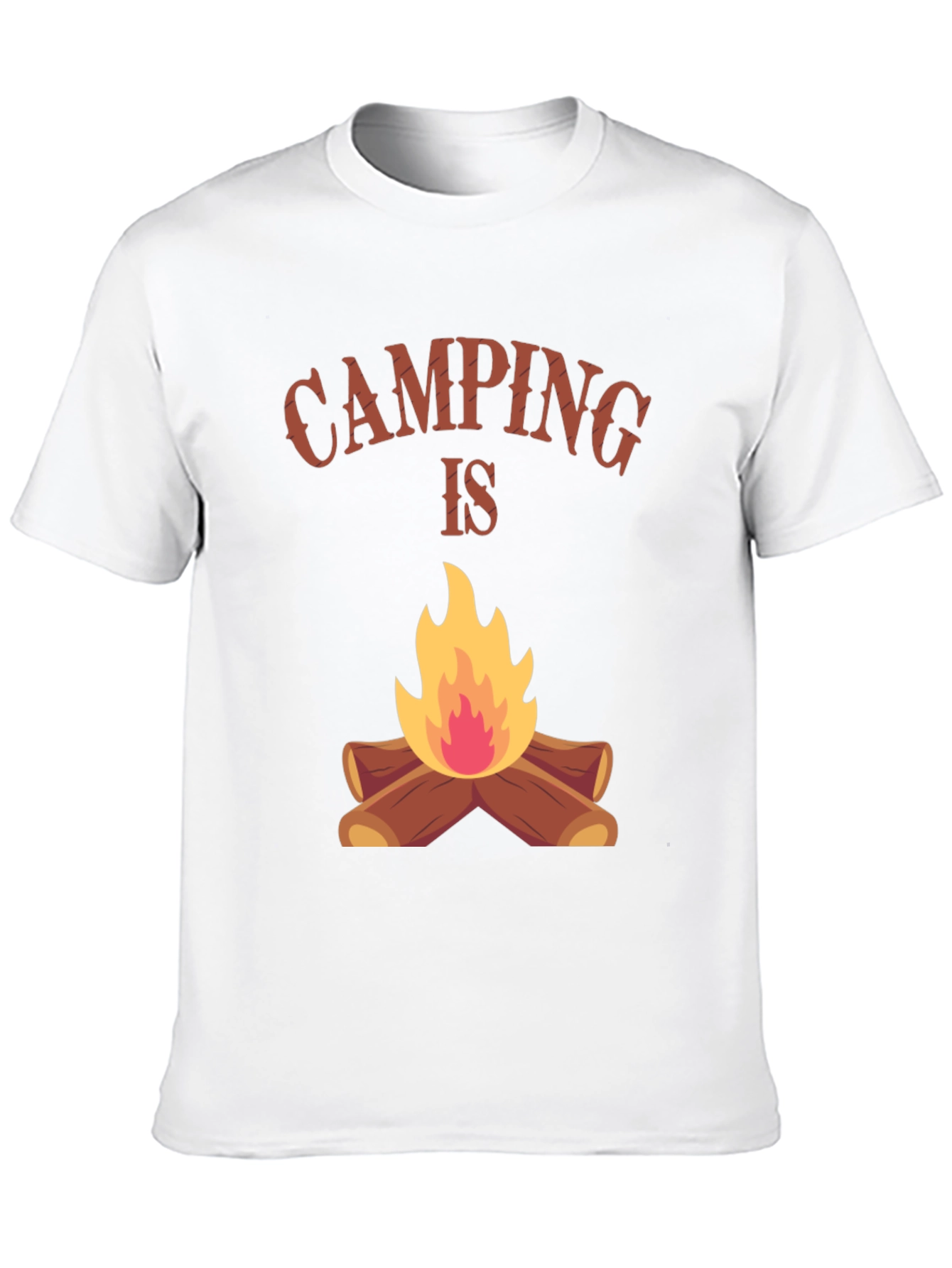 Camping Is Tee - Bonfire T-Shirt