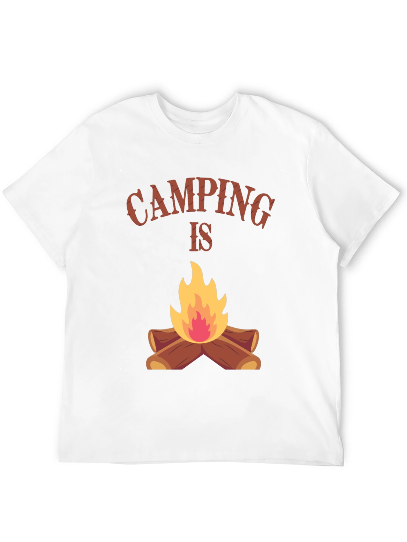 Camping Is Tee - Bonfire T-Shirt