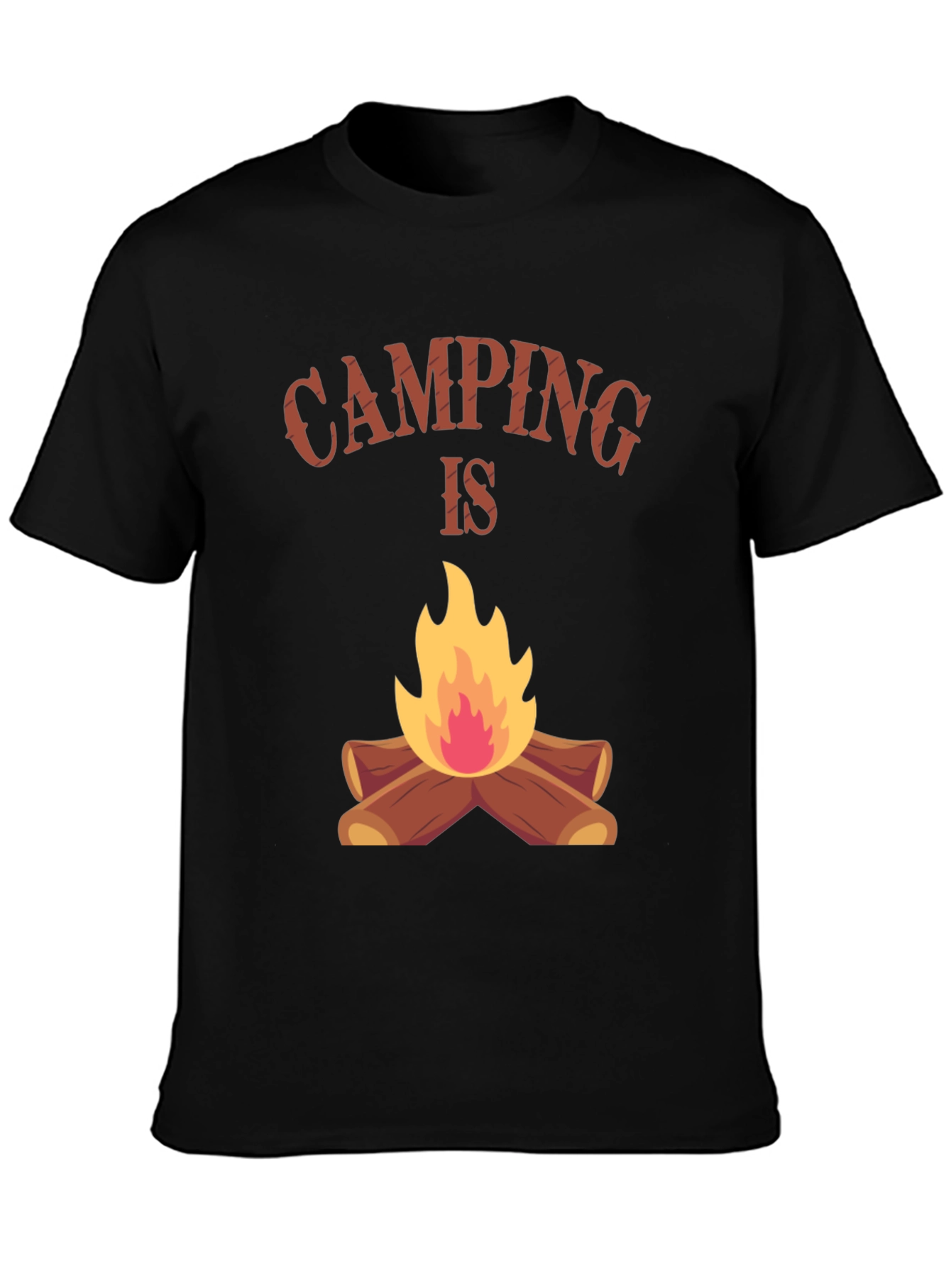 Camping Is Tee - Bonfire T-Shirt