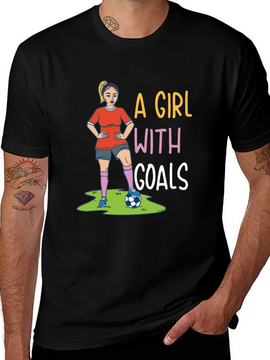 Girl with Goals Graphic T-Shirt