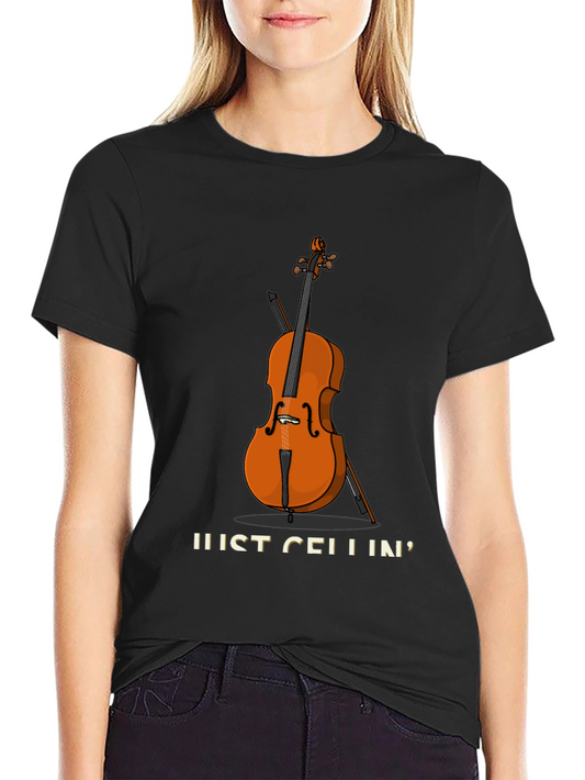 Just Cellin T-Shirt | Music Lover Gift