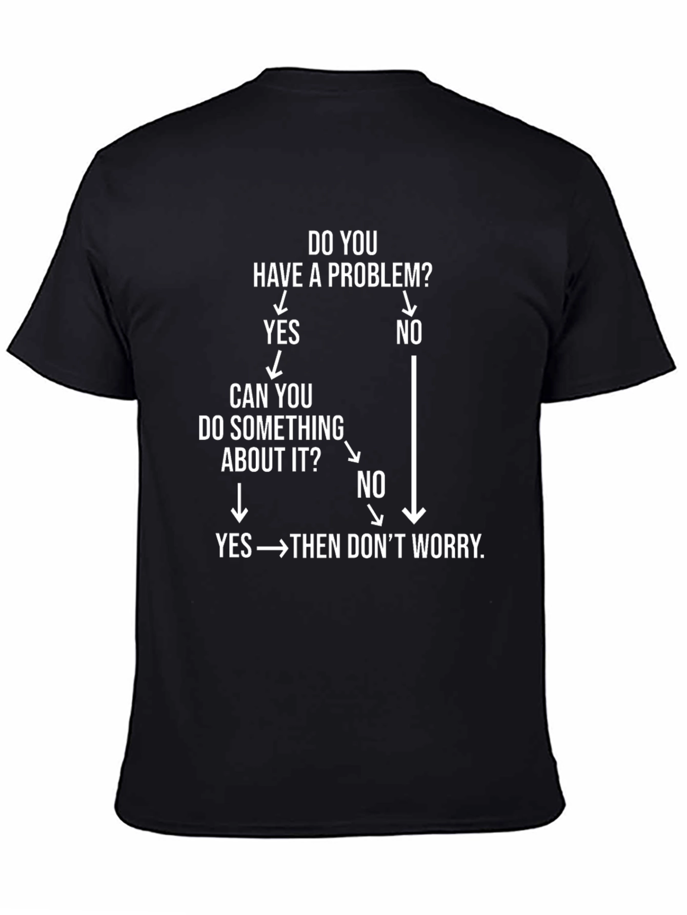 Funny Problem Solving Flowchart T-Shirt