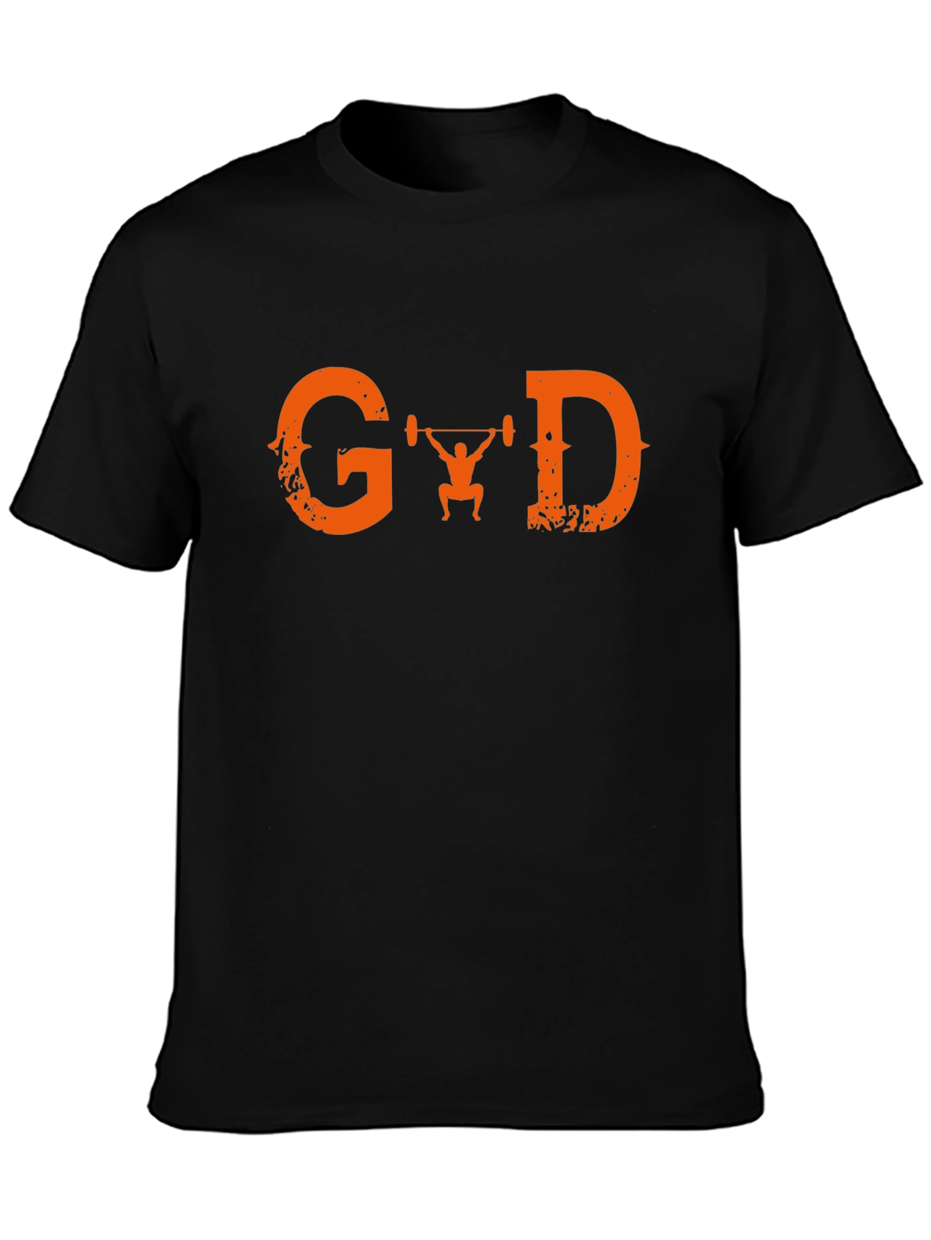 Graphic T-Shirt - Orange G Lifting D Design