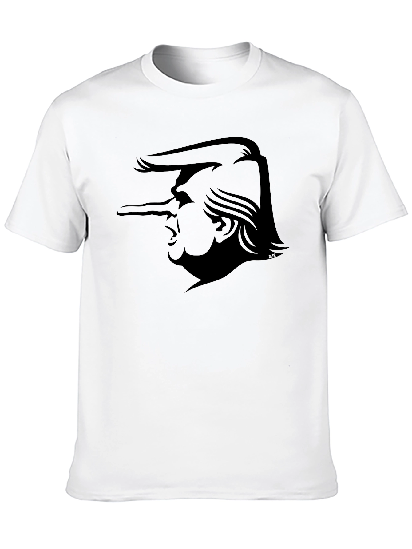Trump Pinocchio Nose Black T-Shirt