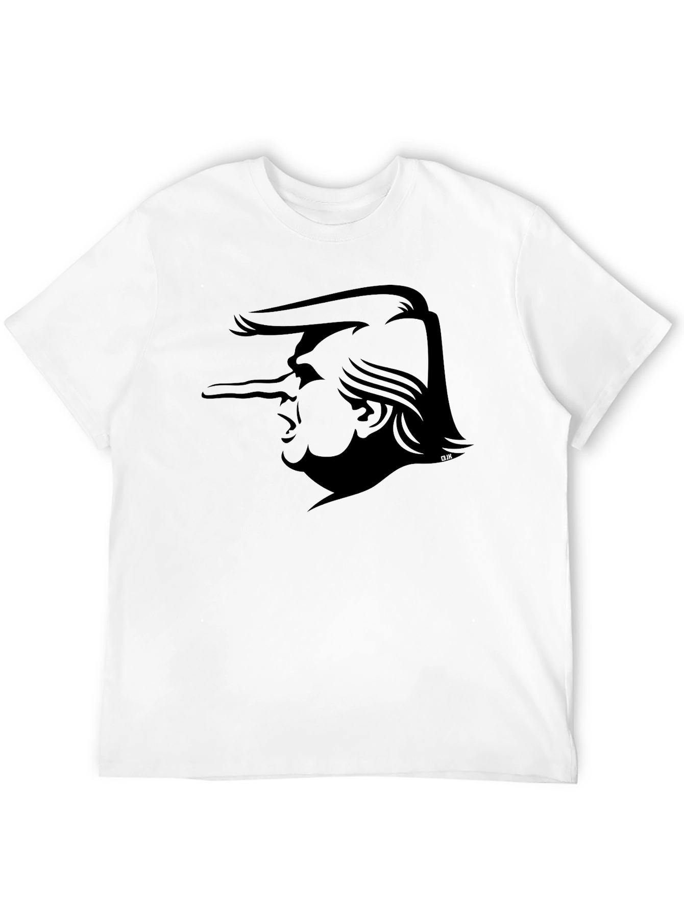 Trump Pinocchio Nose Black T-Shirt