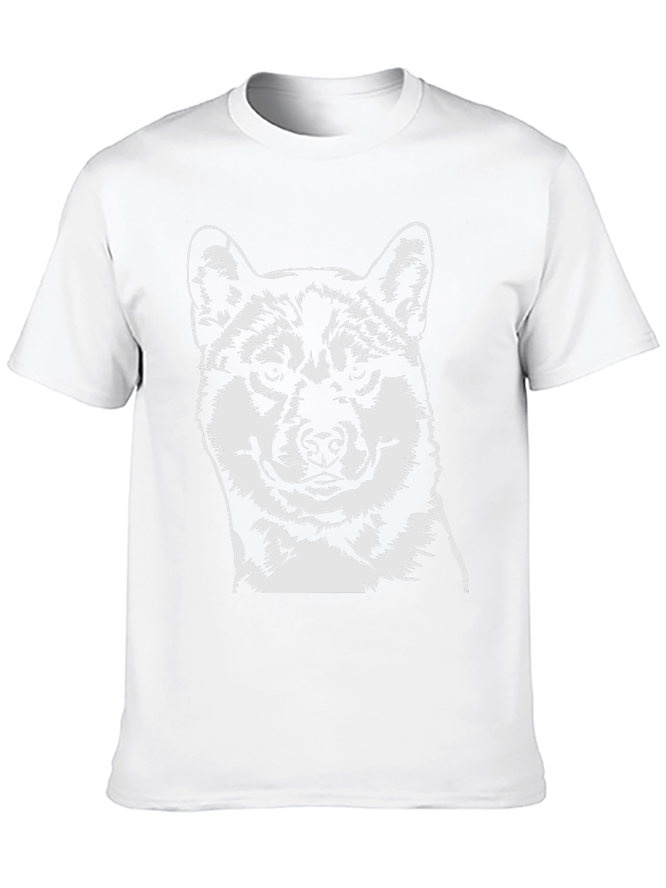 Shiba Inu Dog Graphic Black T-Shirt
