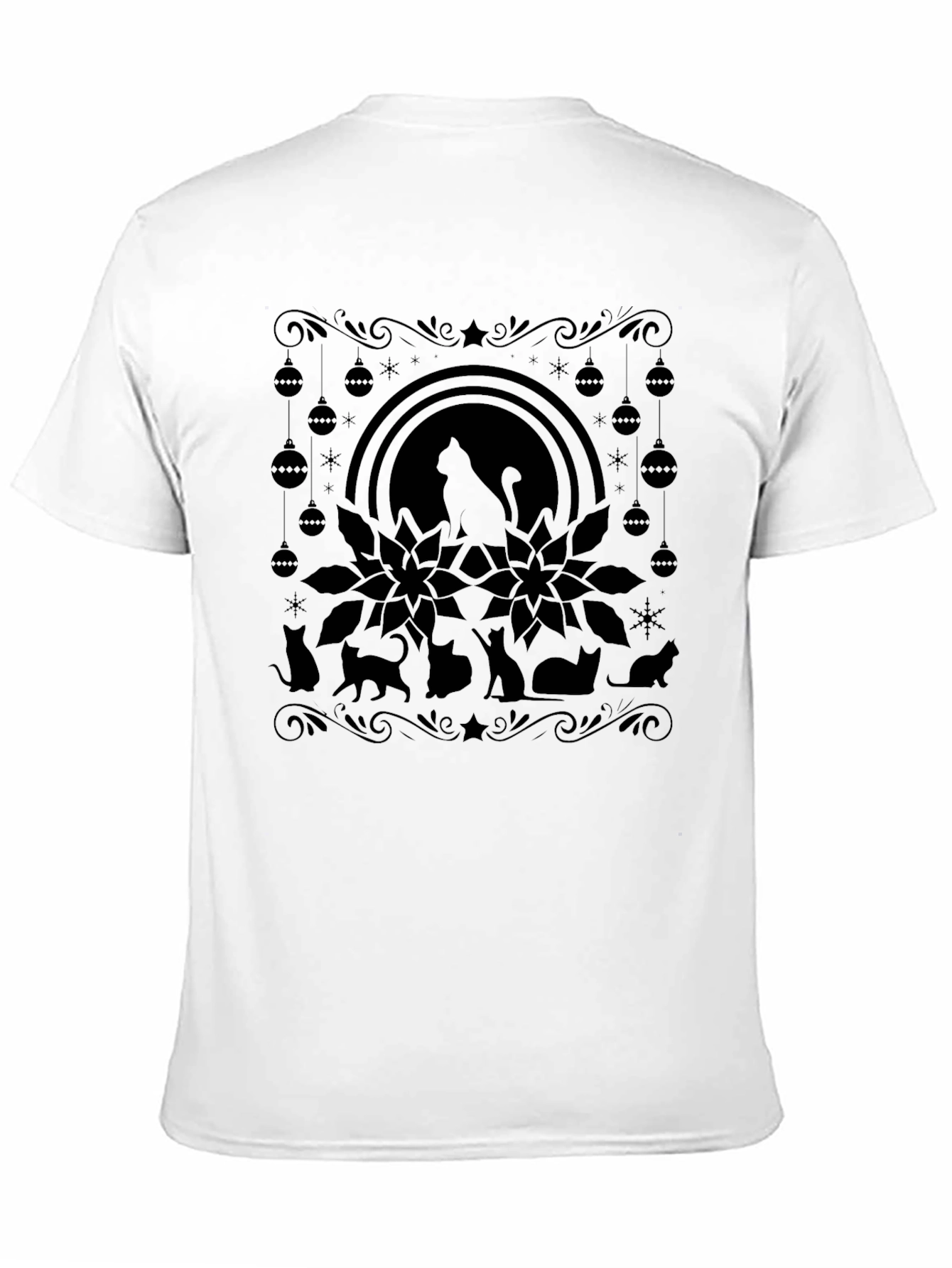 Cats Christmas Ornament T-Shirt