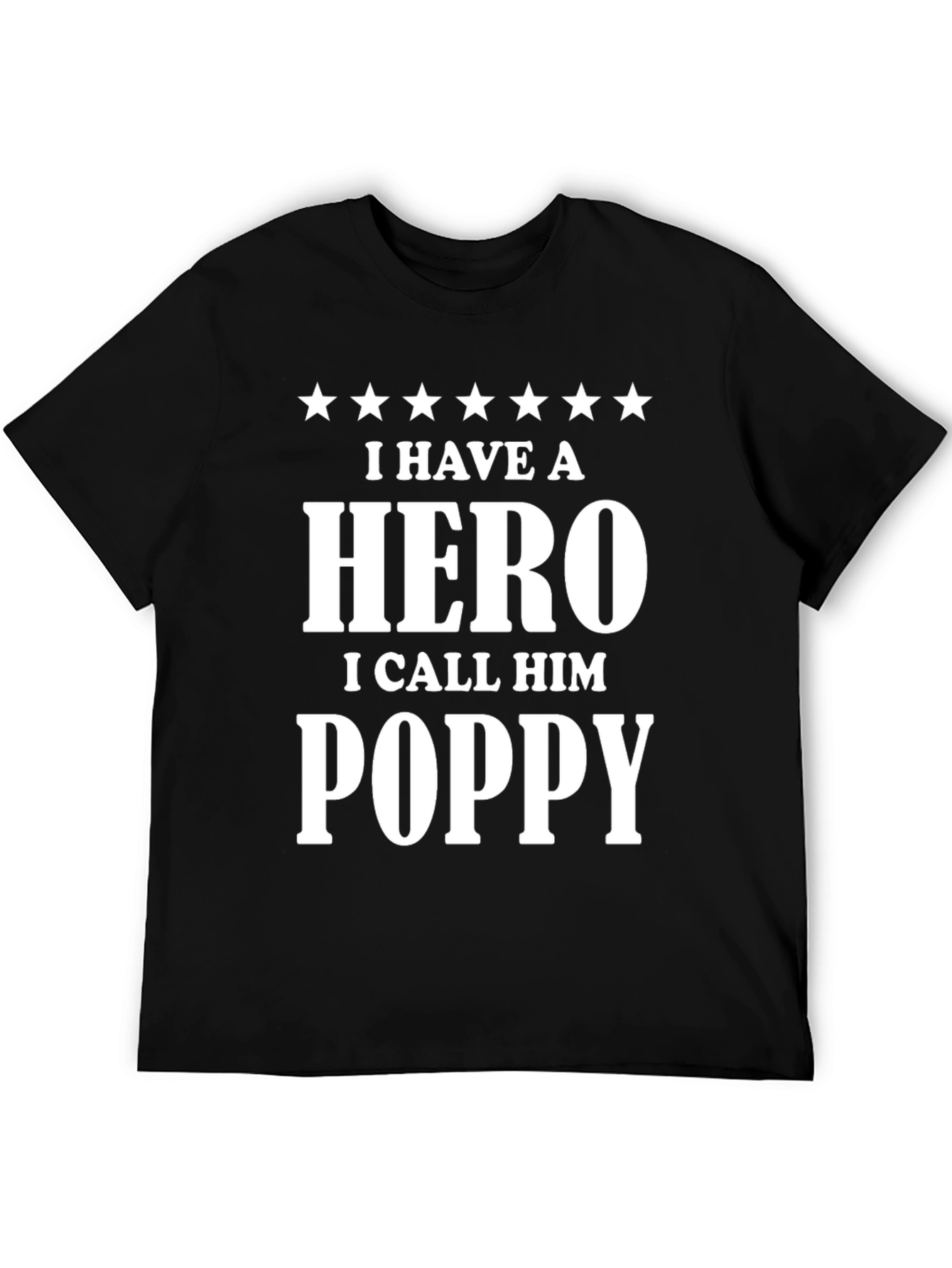 Hero Poppy T-Shirt - Gift for Grandfather