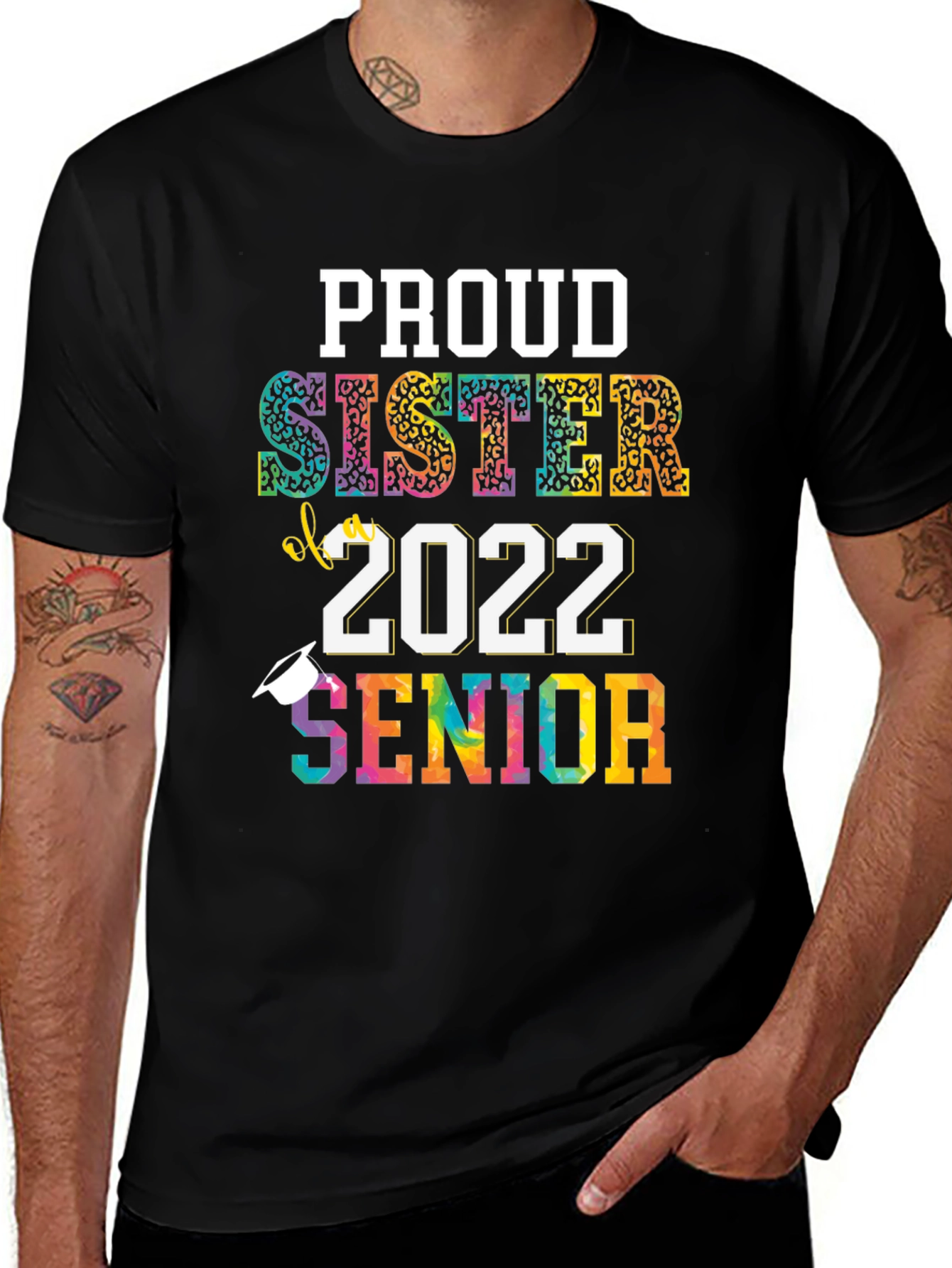 Proud Sister of a 2022 Senior Graduation T-Shirt