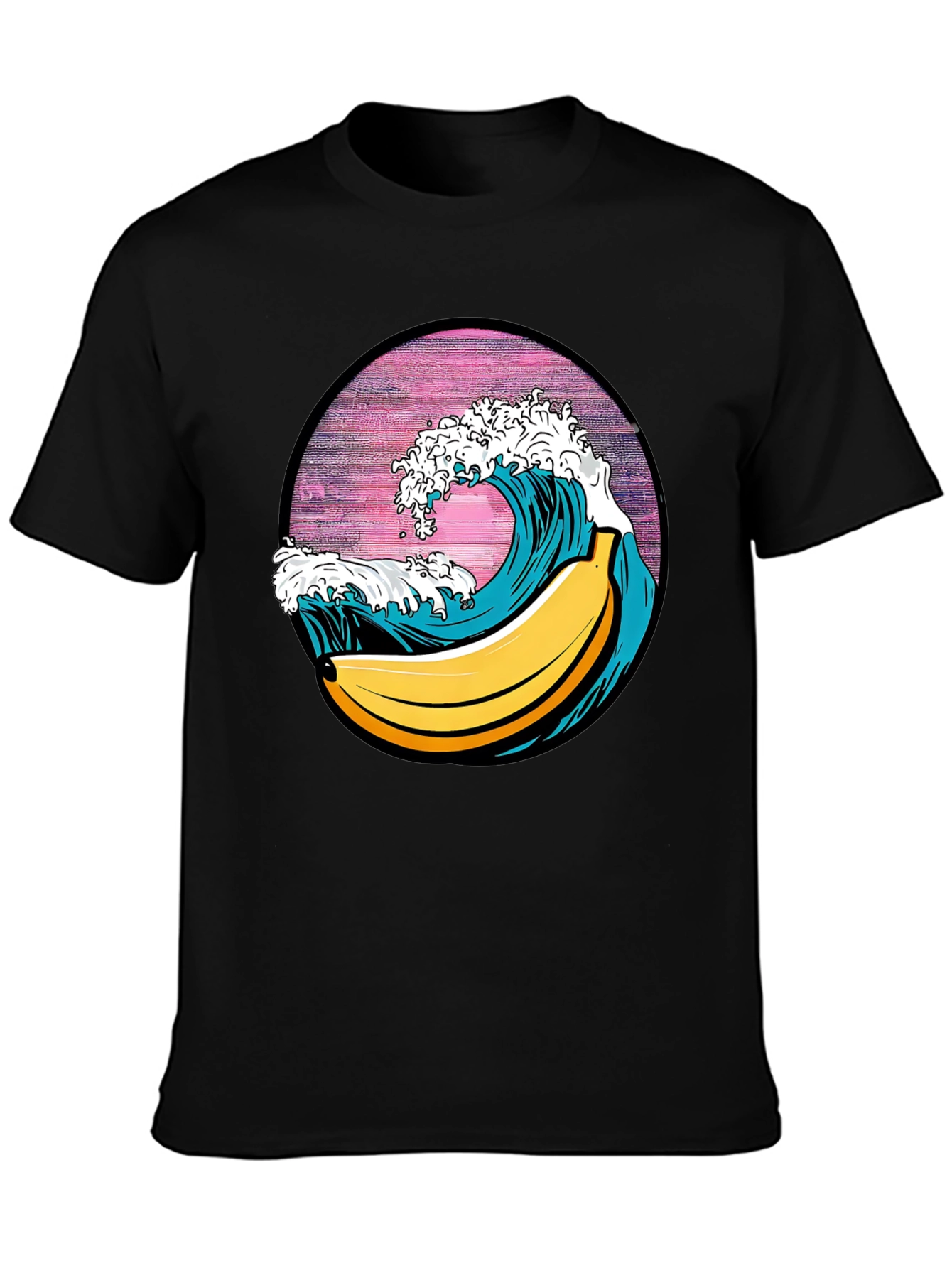 Banana Wave Graphic Tee - Surfs Up!