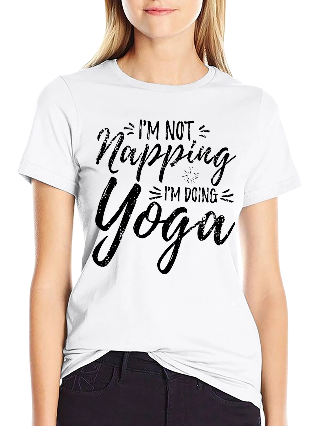 Im Not Napping Im Doing Yoga T-Shirt