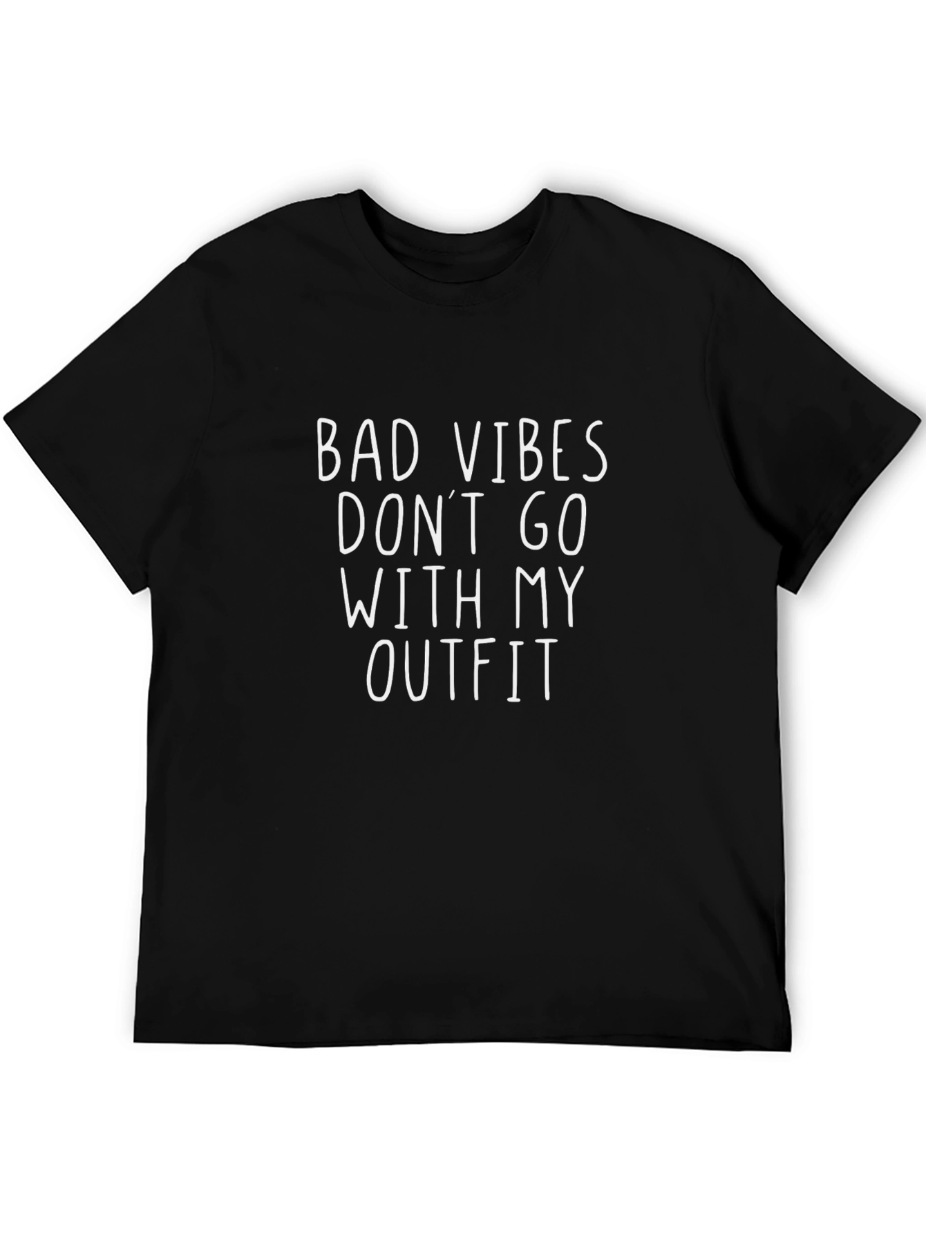 Bad Vibes Funny Graphic T-Shirt