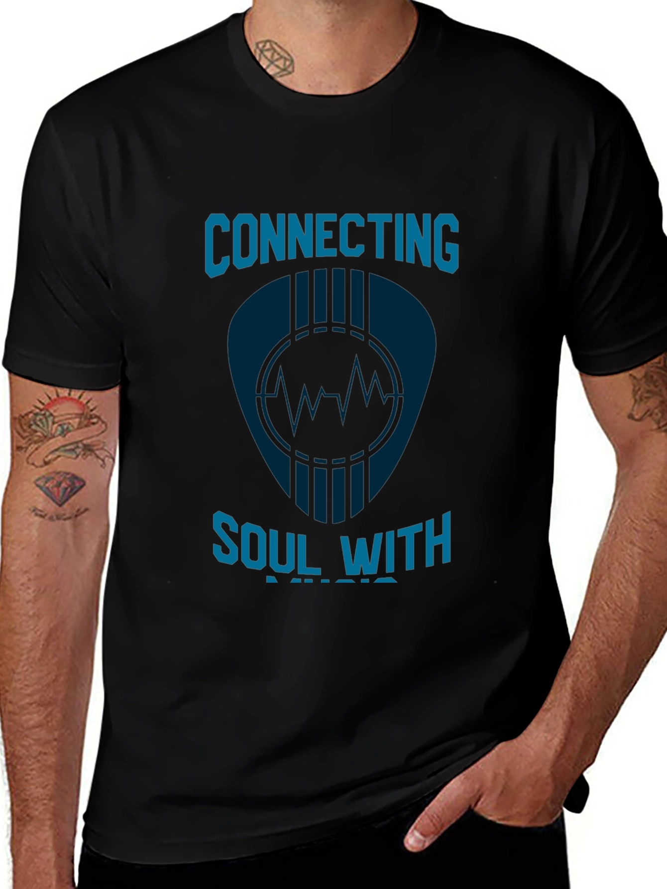 Connecting Soul With Music Graphic Tee