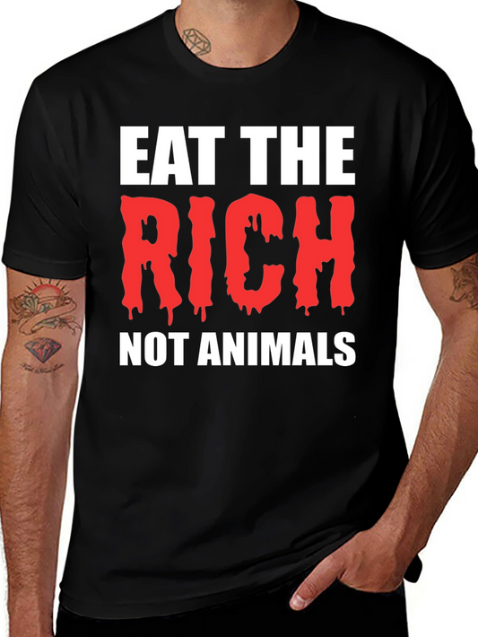 Eat The Rich Black T-Shirt