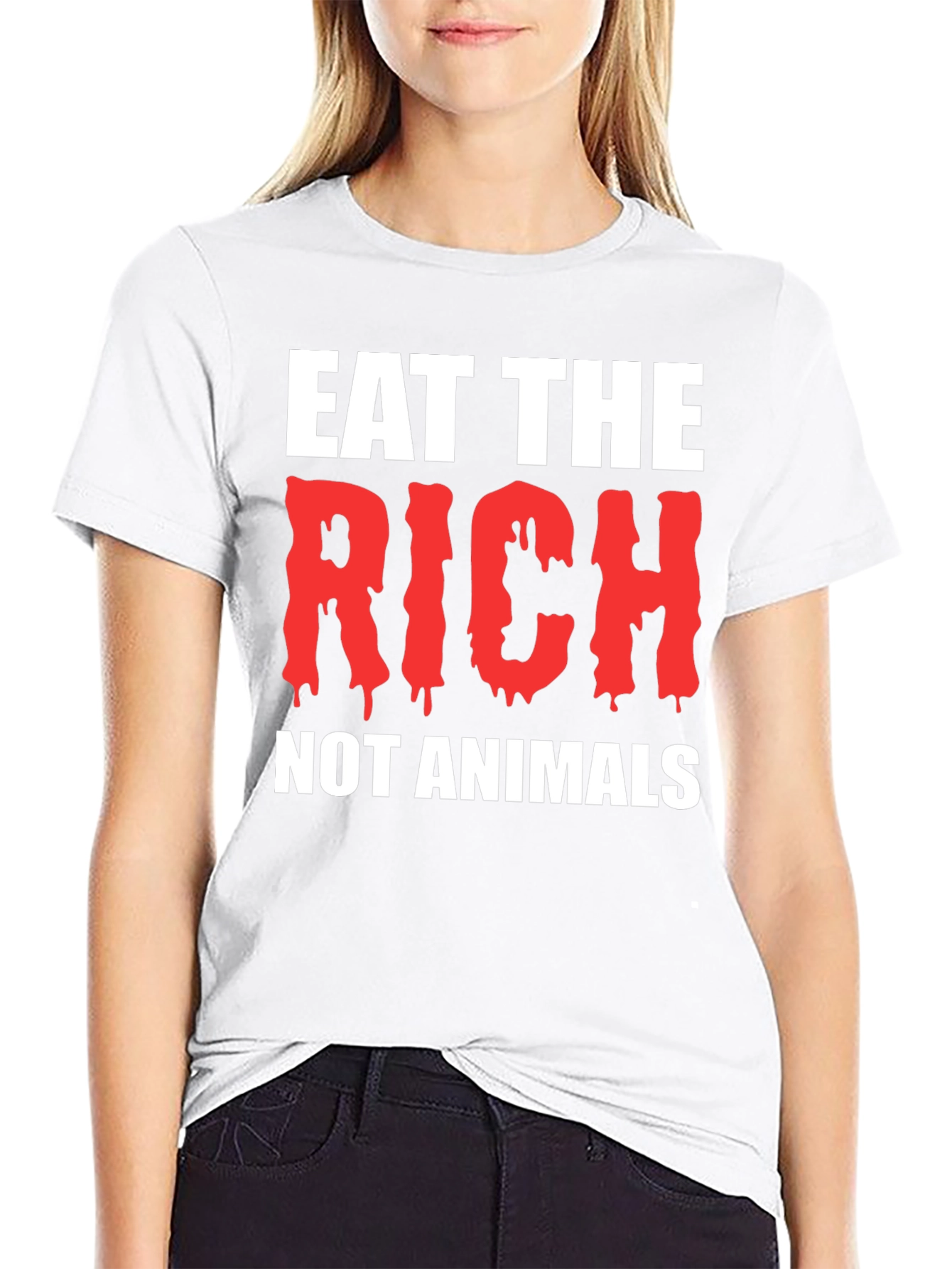 Eat The Rich Black T-Shirt