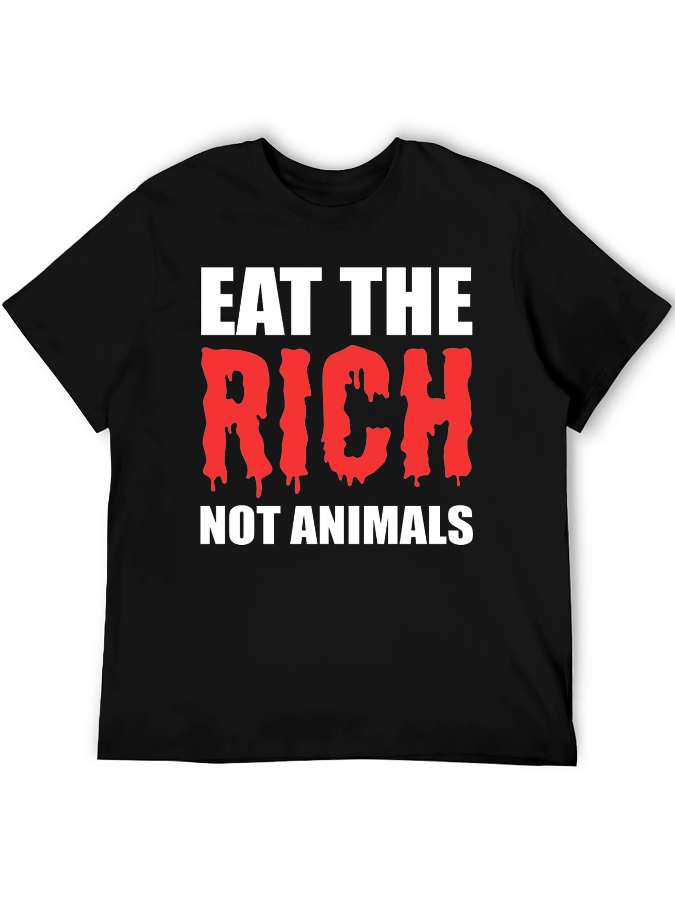 Eat The Rich Black T-Shirt