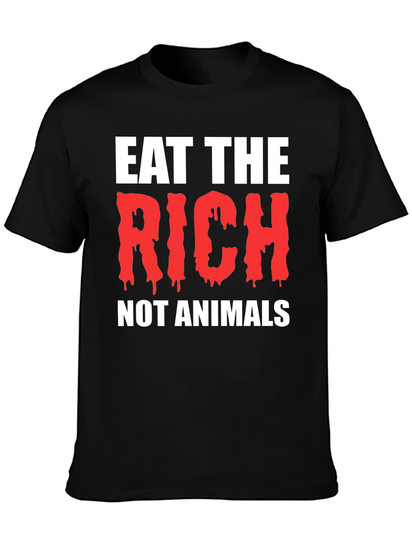 Eat The Rich Black T-Shirt