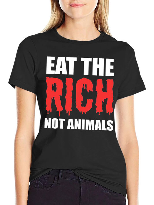 Eat The Rich Black T-Shirt