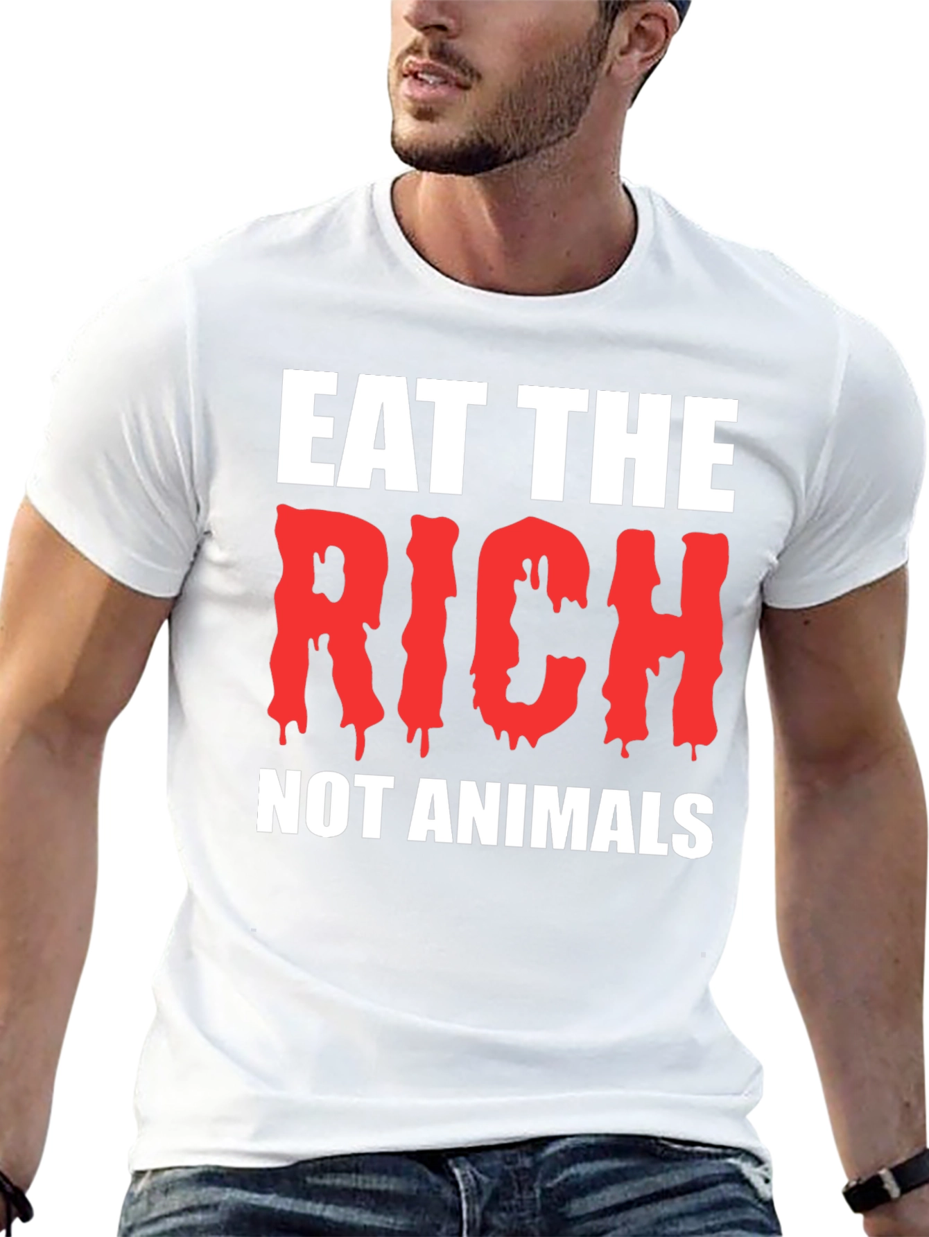Eat The Rich Black T-Shirt