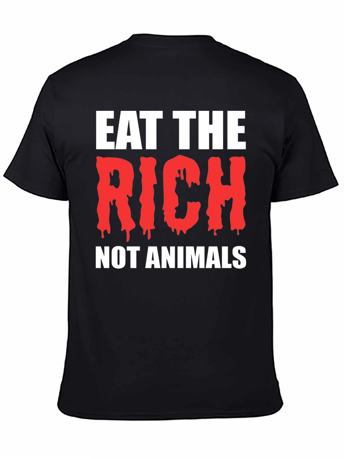 Eat The Rich Black T-Shirt