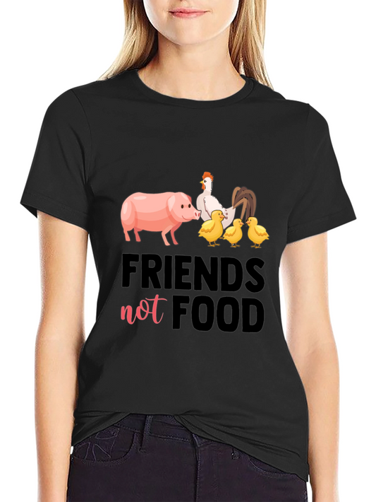 Friends Not Food Vegan T-Shirt