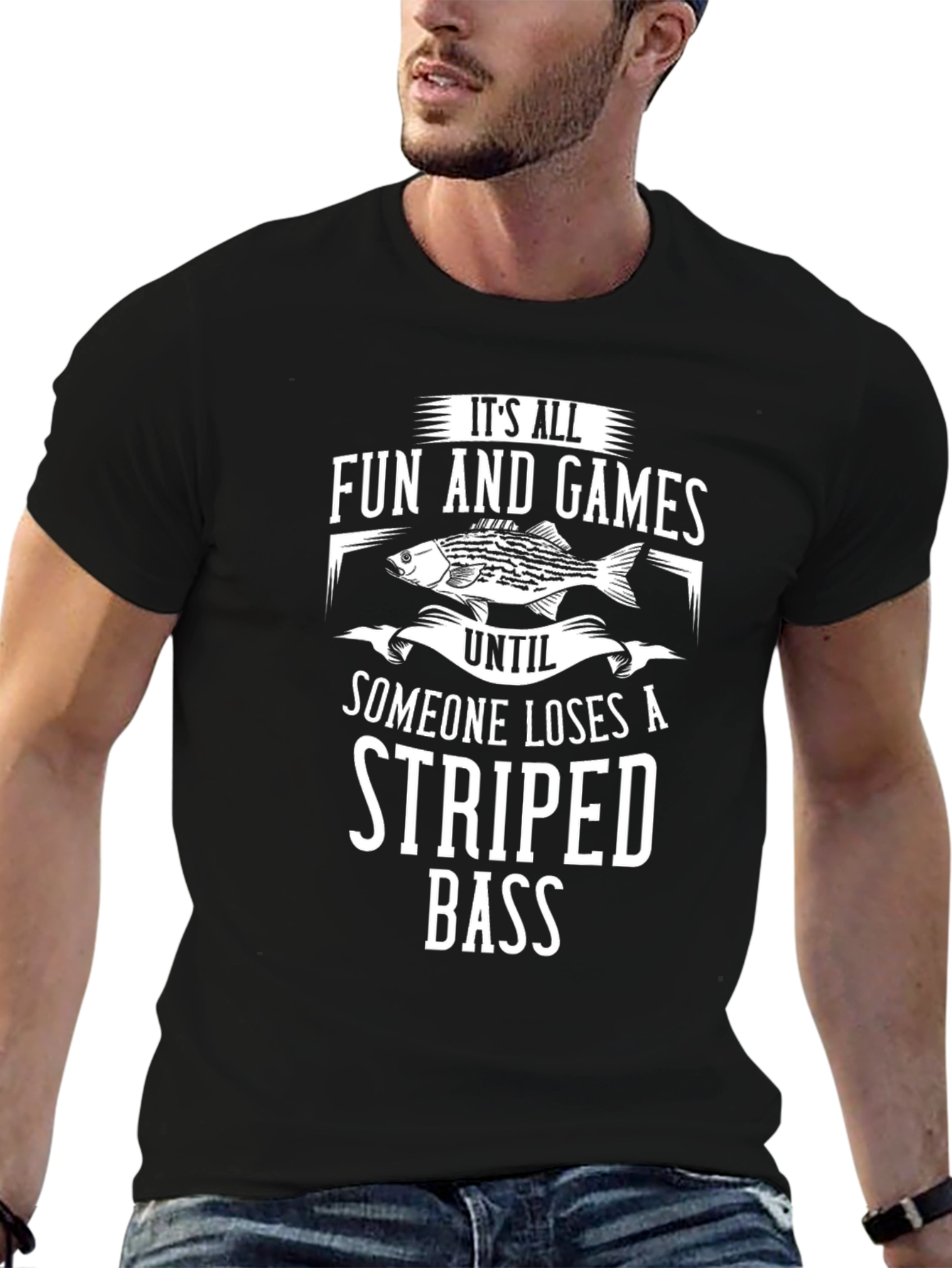 Fun and Games Striped Bass T-Shirt