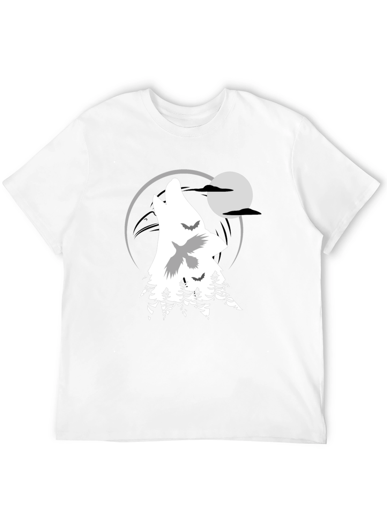 Wolf Moon Graphic T-Shirt