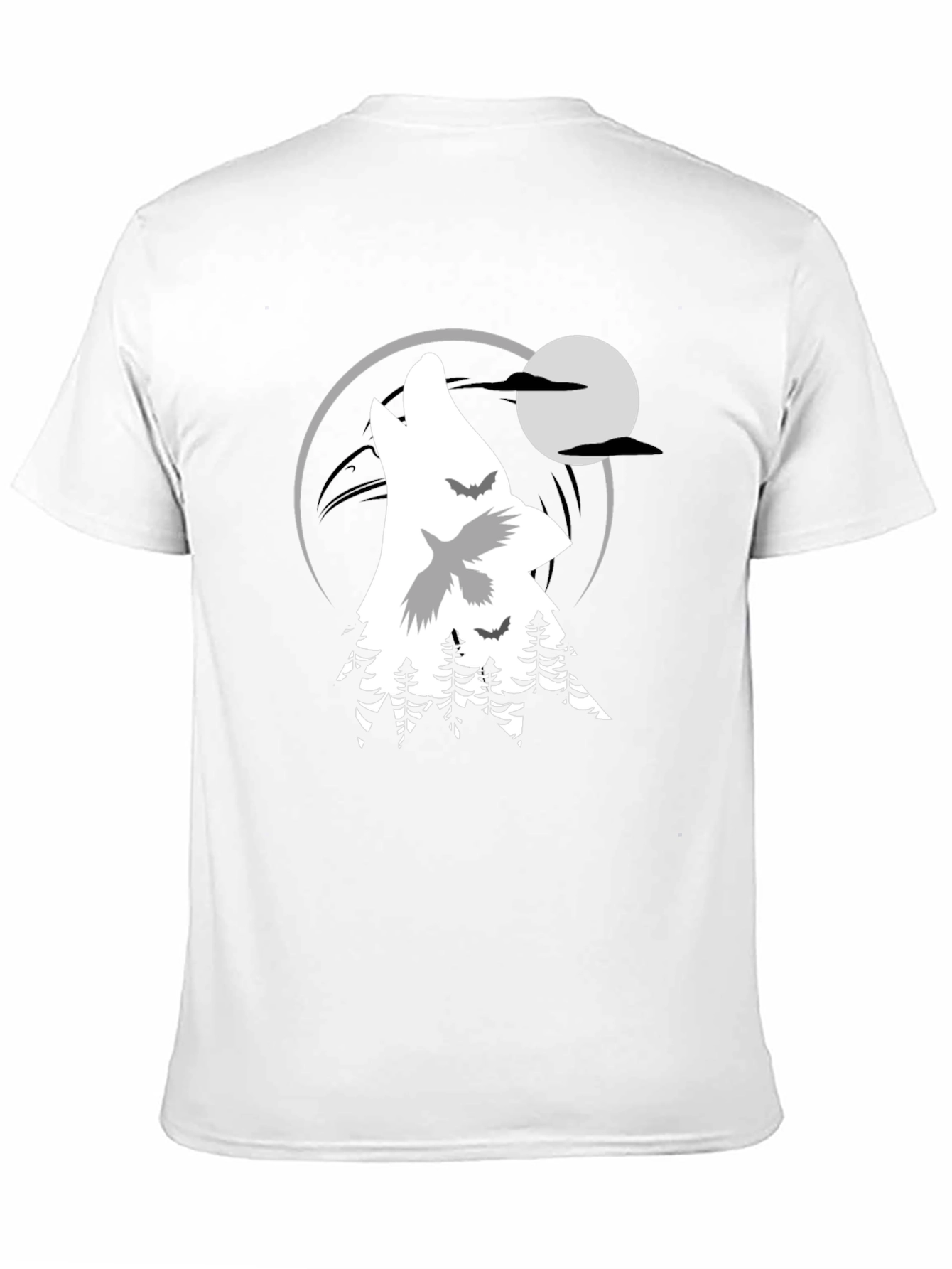 Wolf Moon Graphic T-Shirt