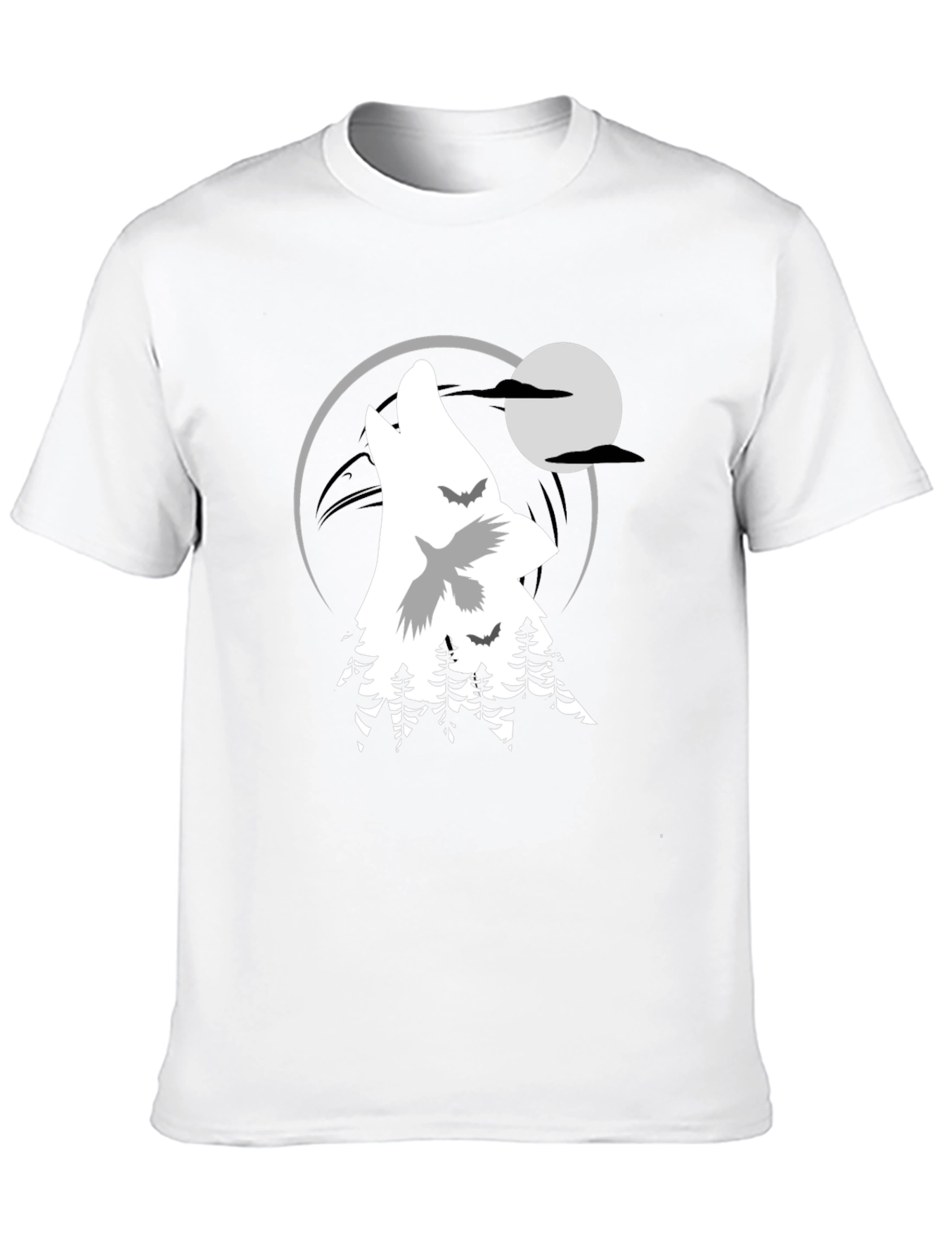 Wolf Moon Graphic T-Shirt