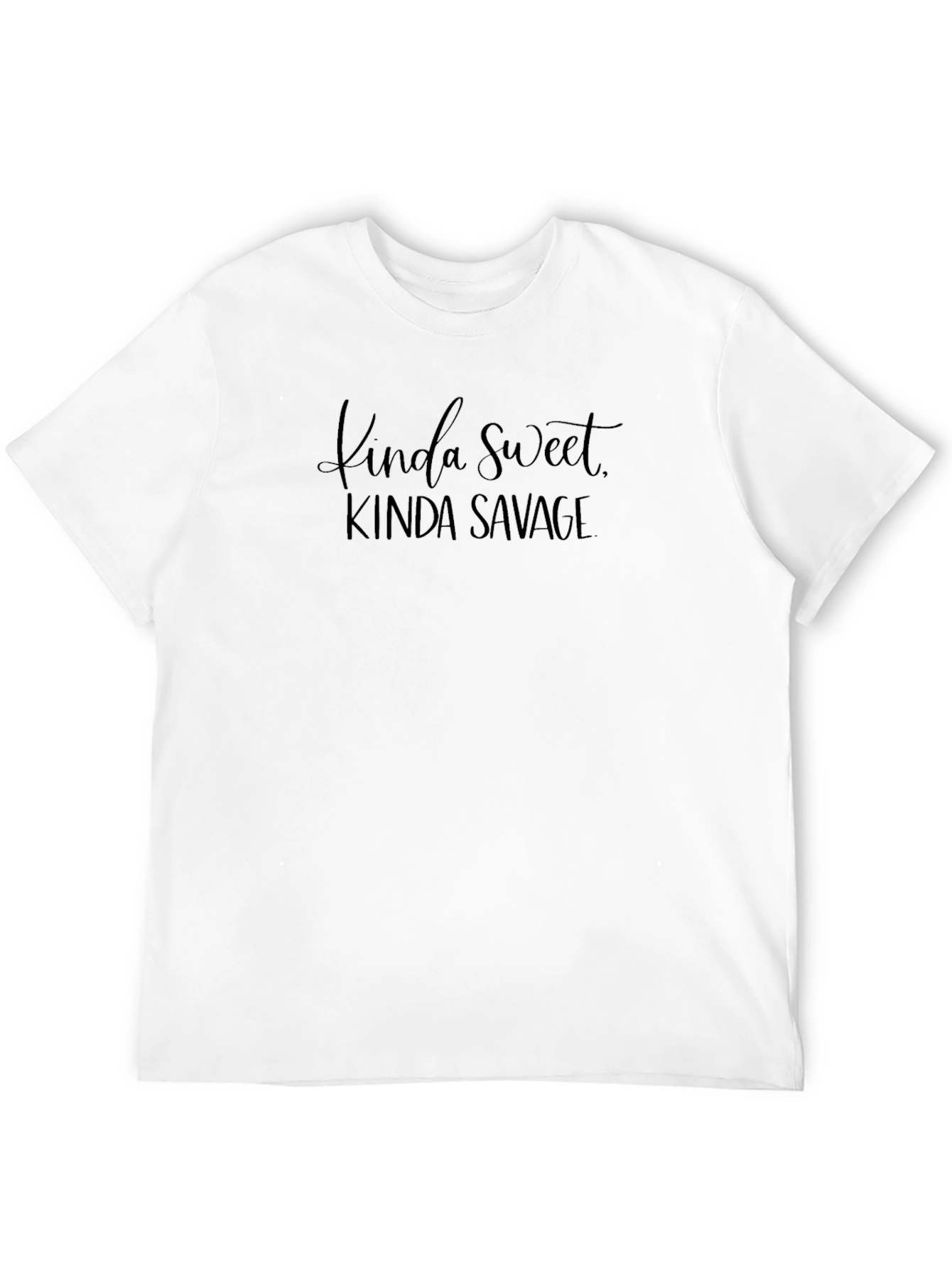 Kinda Sweet Kinda Savage Black Graphic Tee