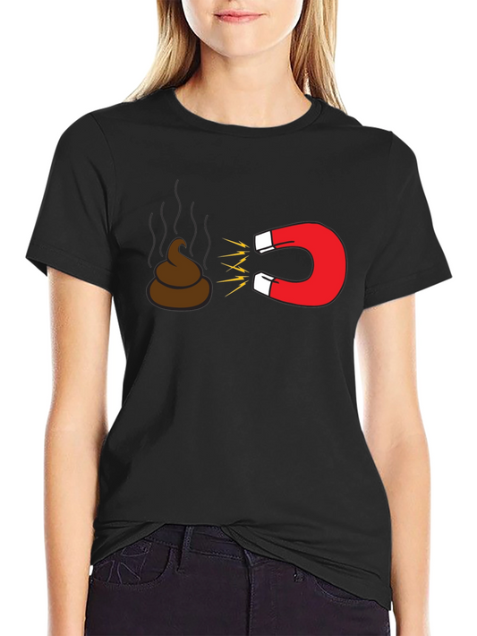 Funny Poop Magnet T-Shirt