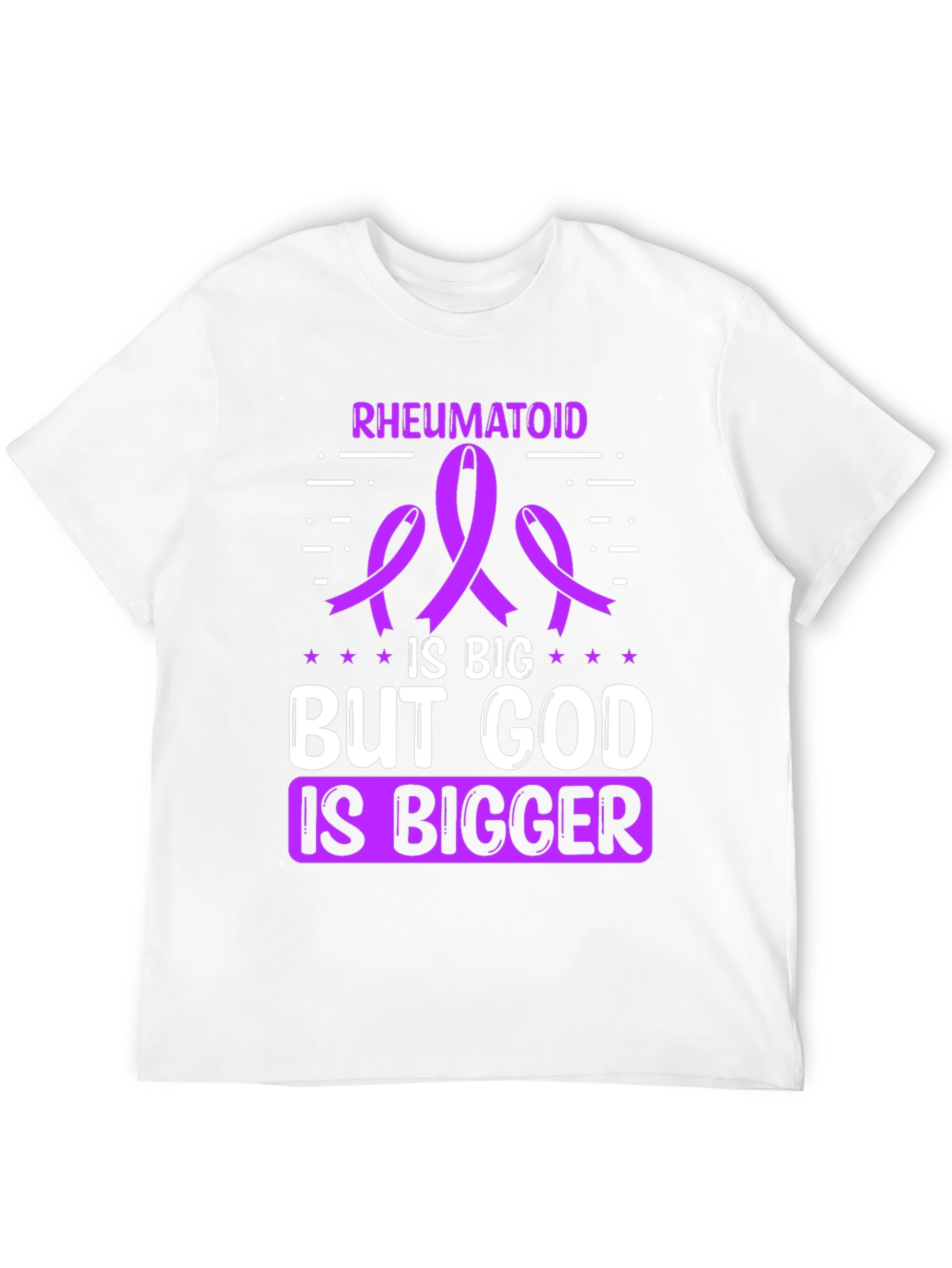 Rheumatoid Awareness T-Shirt - God is Bigger