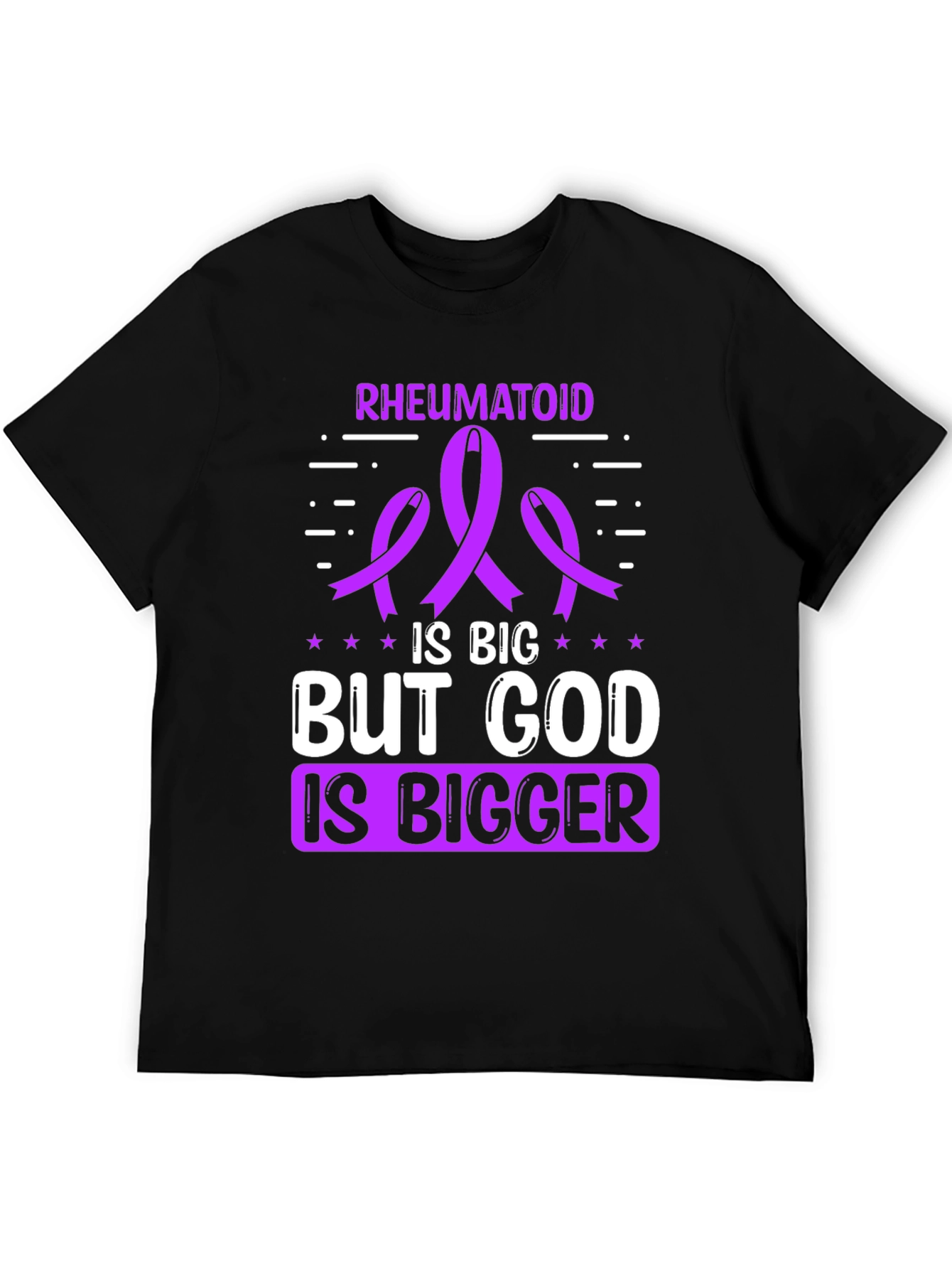 Rheumatoid Awareness T-Shirt - God is Bigger