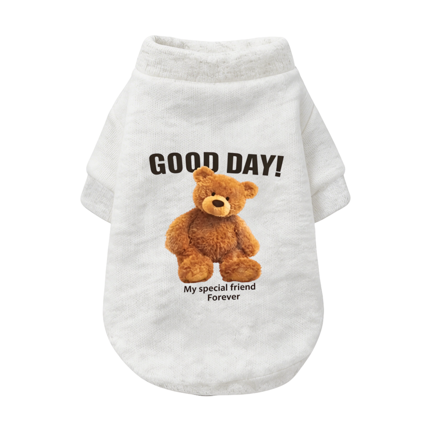 GOOD DAY Teddy Bear My Special Friend Pet Sweater
