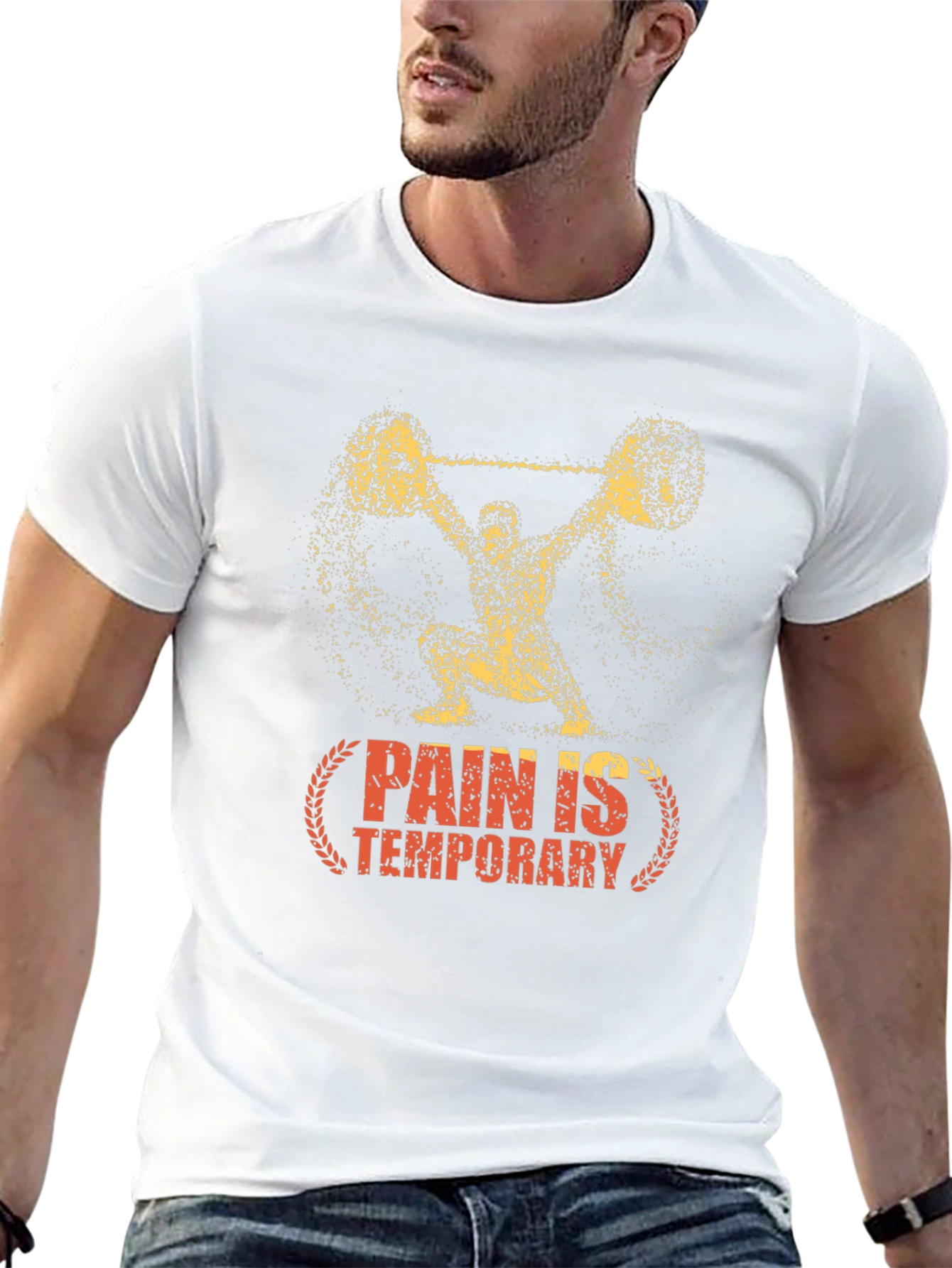 Pain Is Temporary Weightlifting T-Shirt