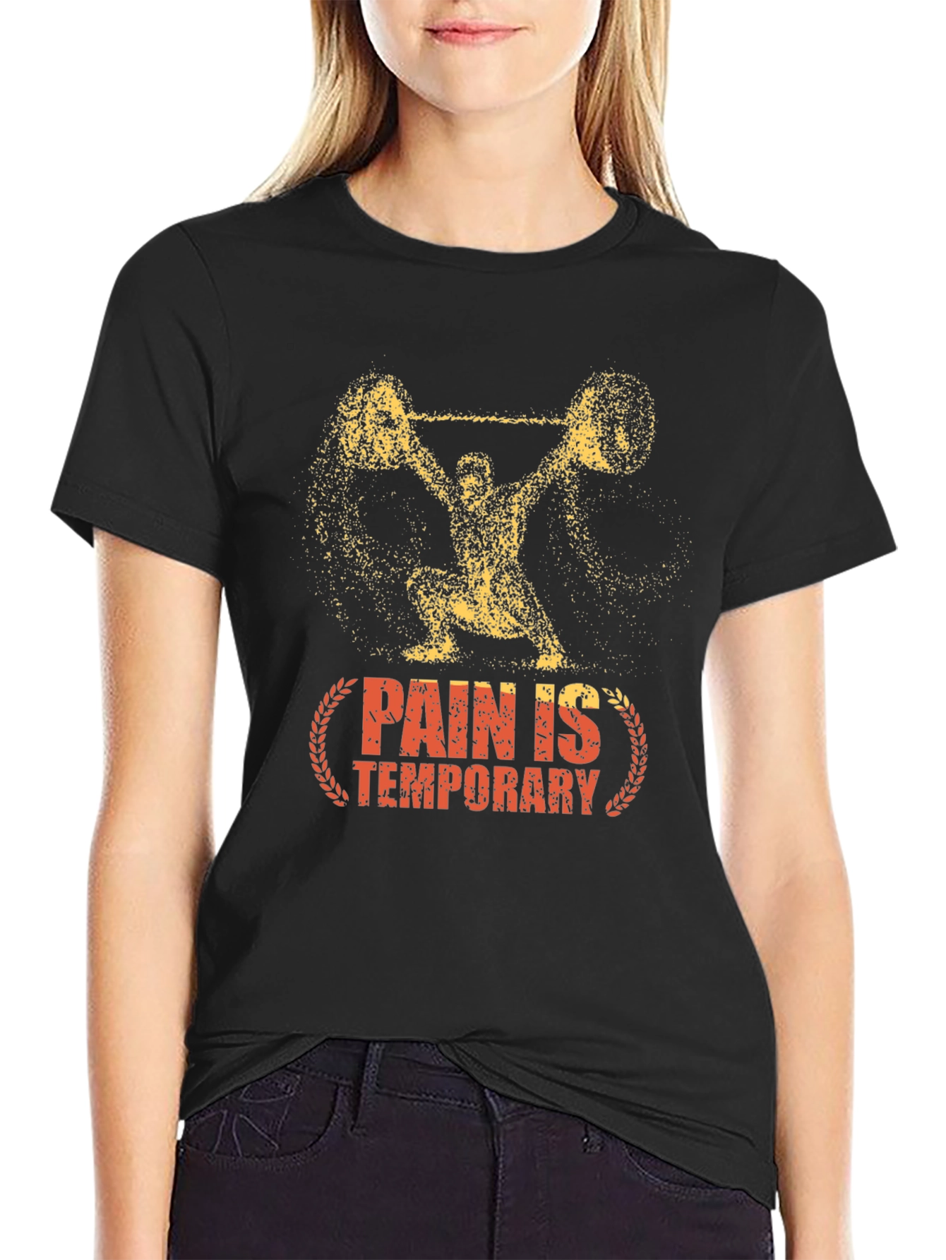 Pain Is Temporary Weightlifting T-Shirt