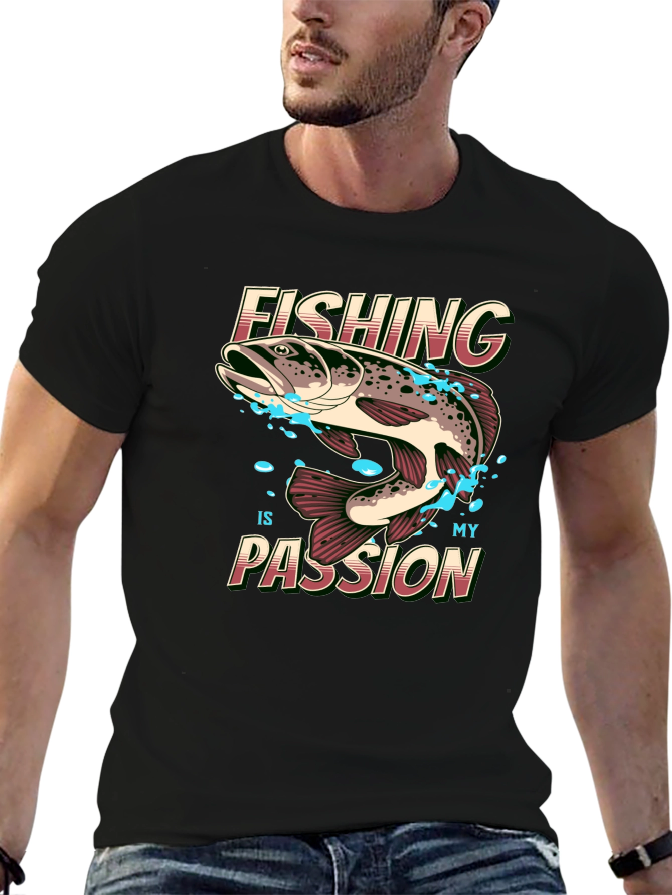 Fishing is My Passion Graphic Tee