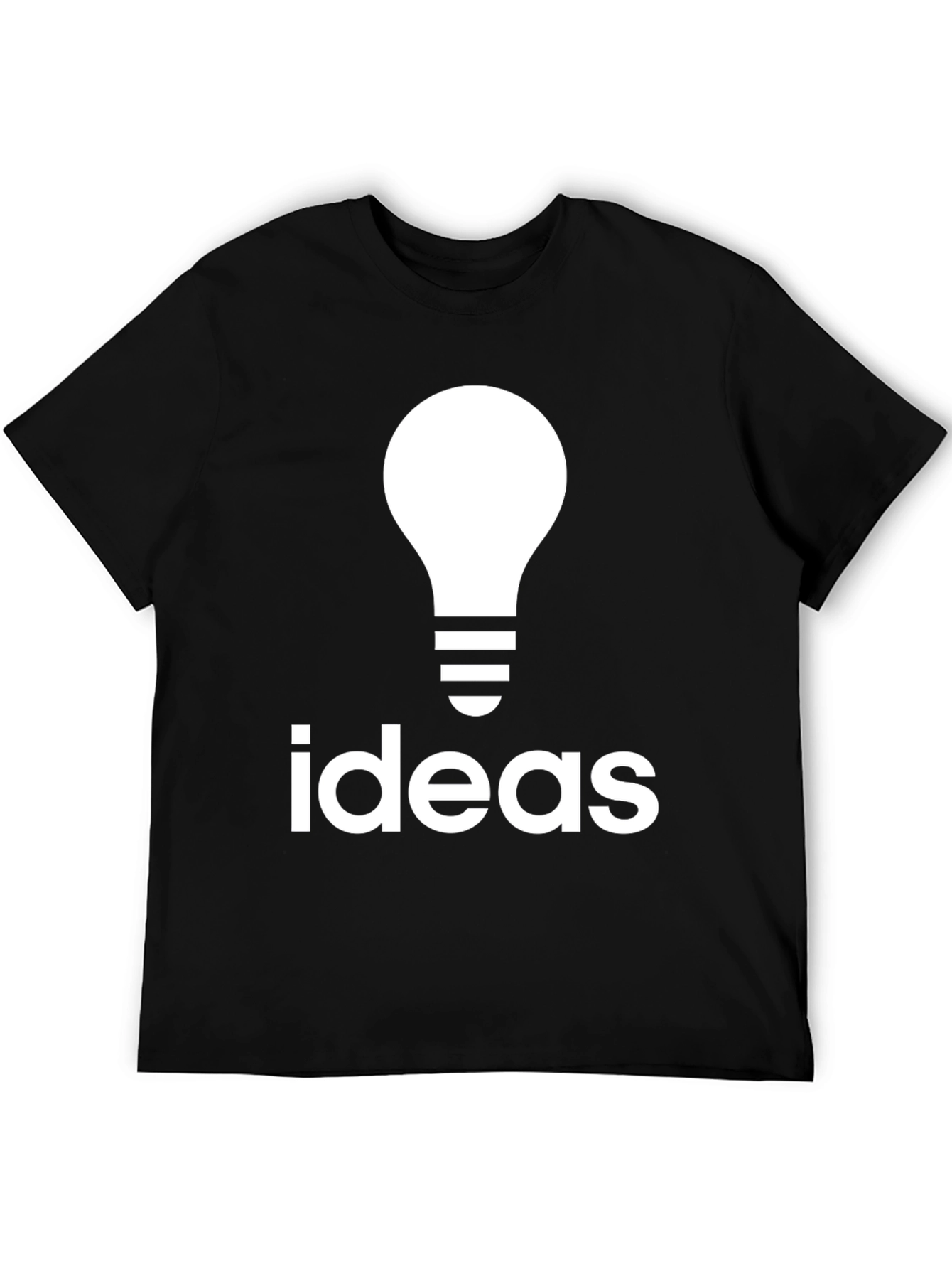 Ideas Lightbulb Graphic Tee - Think Different!