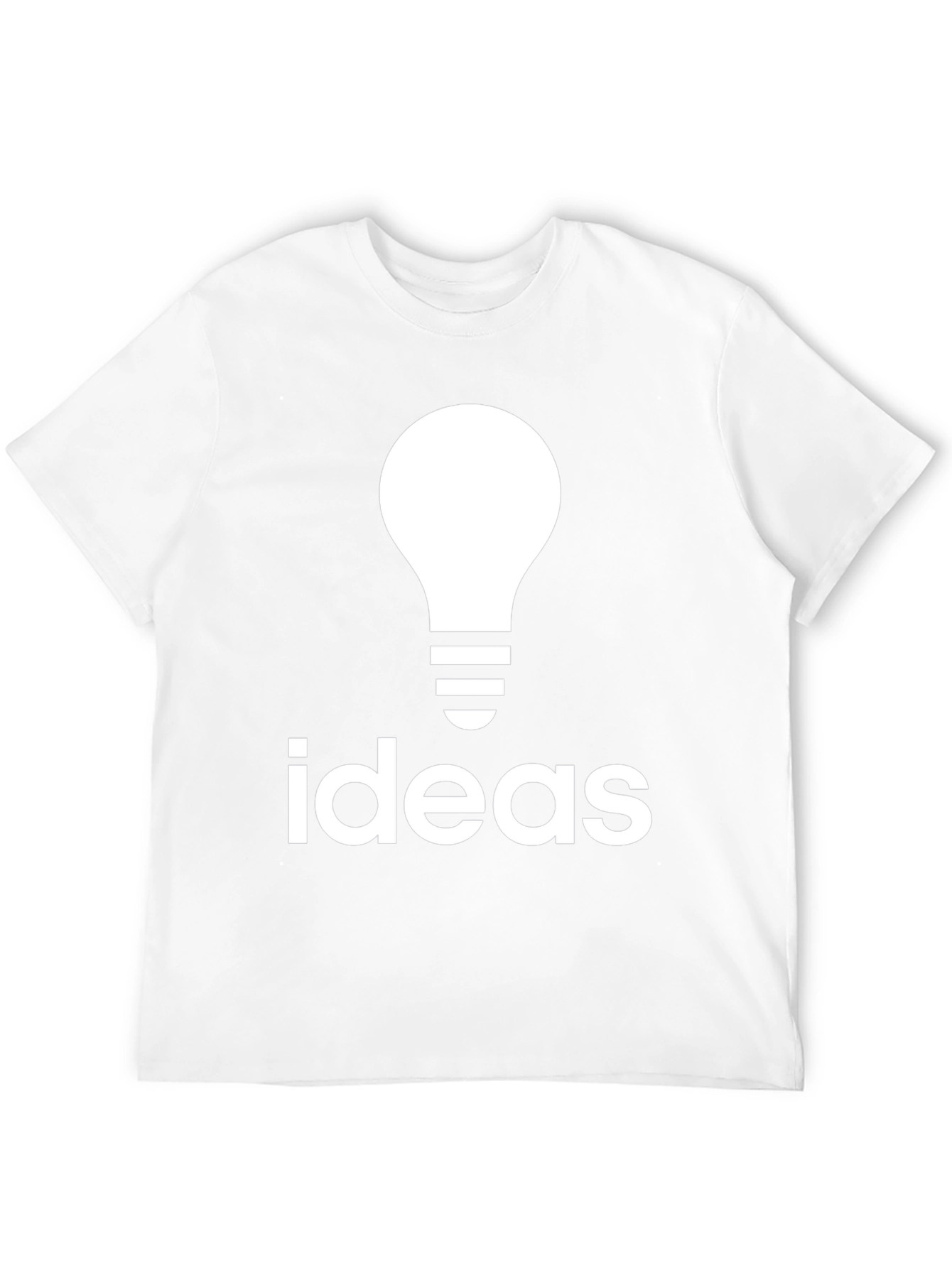 Ideas Lightbulb Graphic Tee - Think Different!