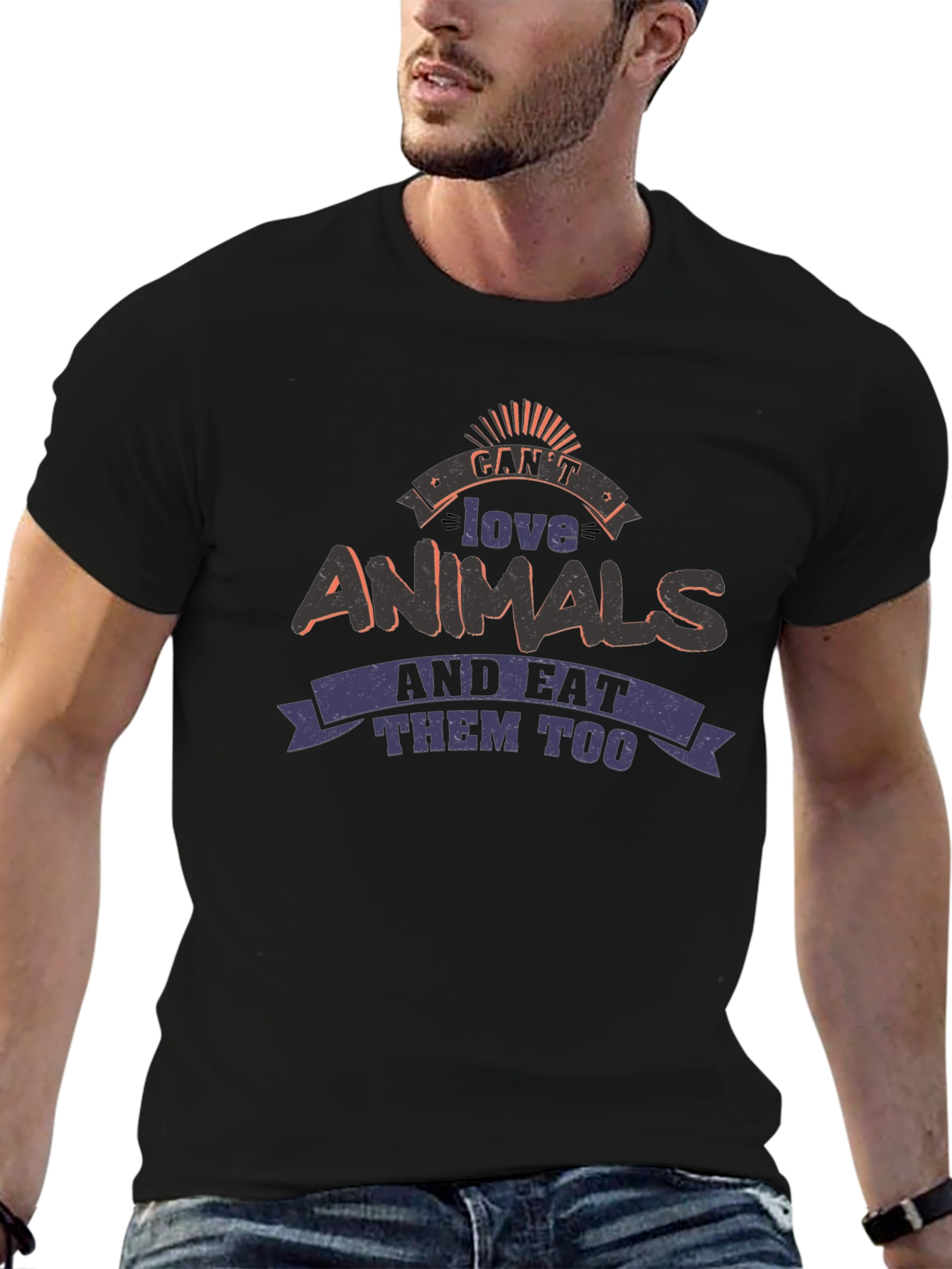 Funny Animals Graphic T-Shirt