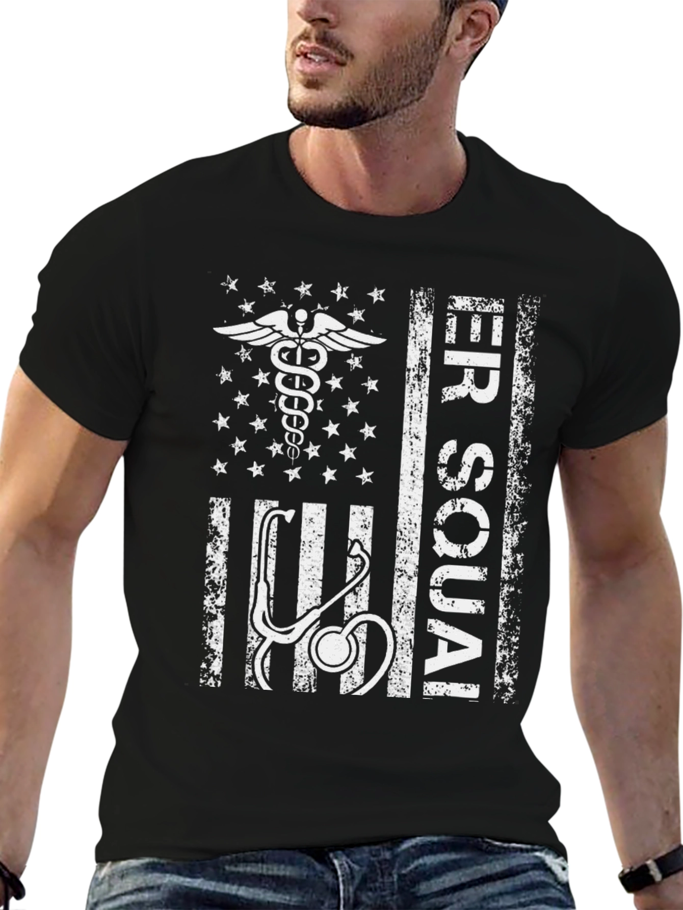 ER Squad American Flag Graphic T-Shirt