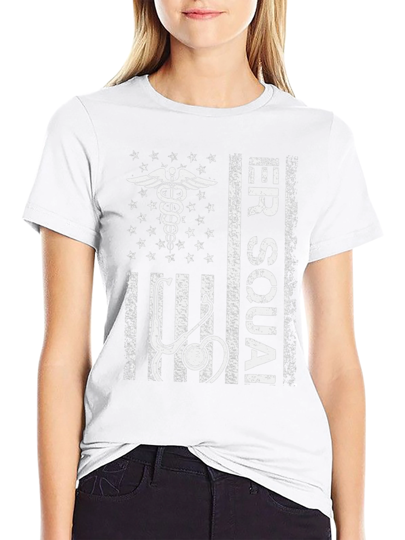 ER Squad American Flag Graphic T-Shirt